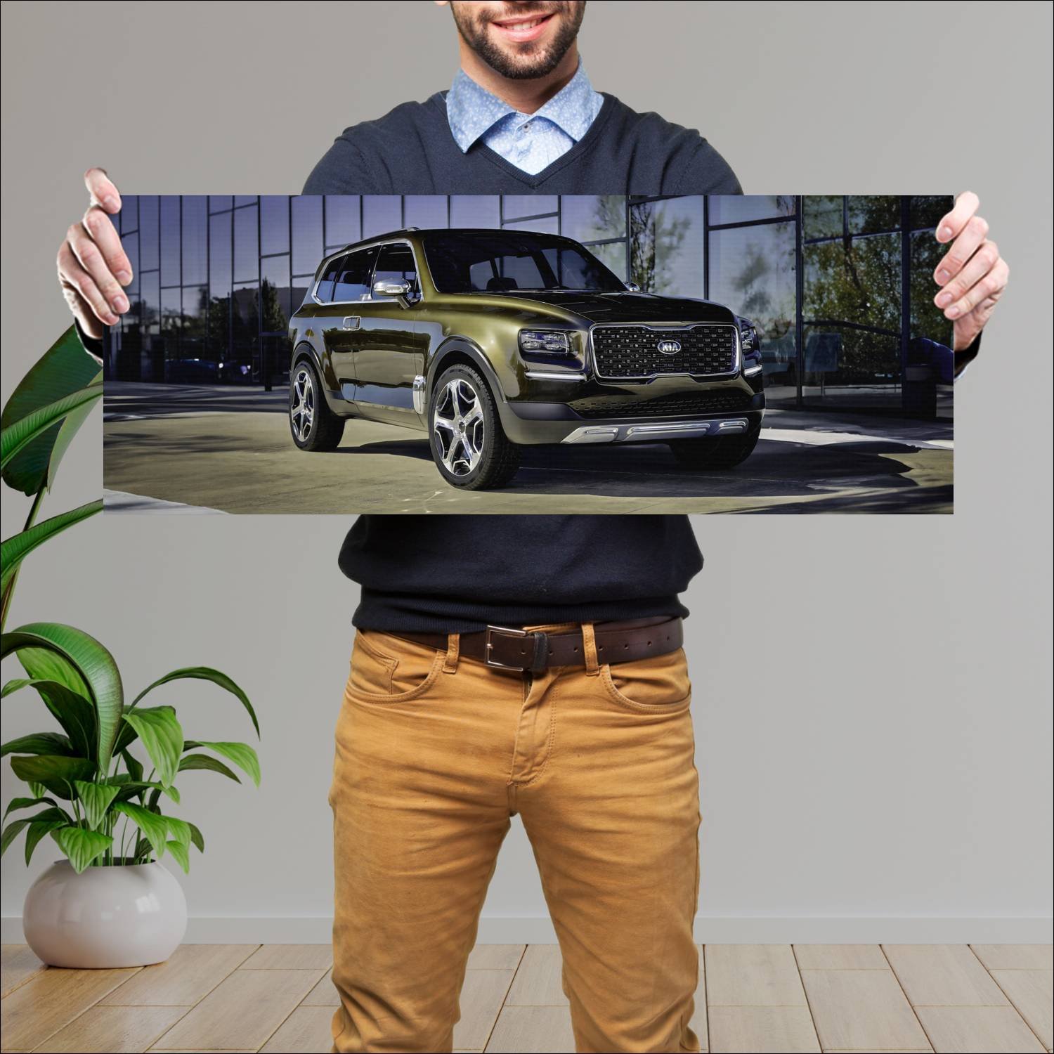Cuadro grande 30x80cm 2016 kia telluride concept 3 122 Kia