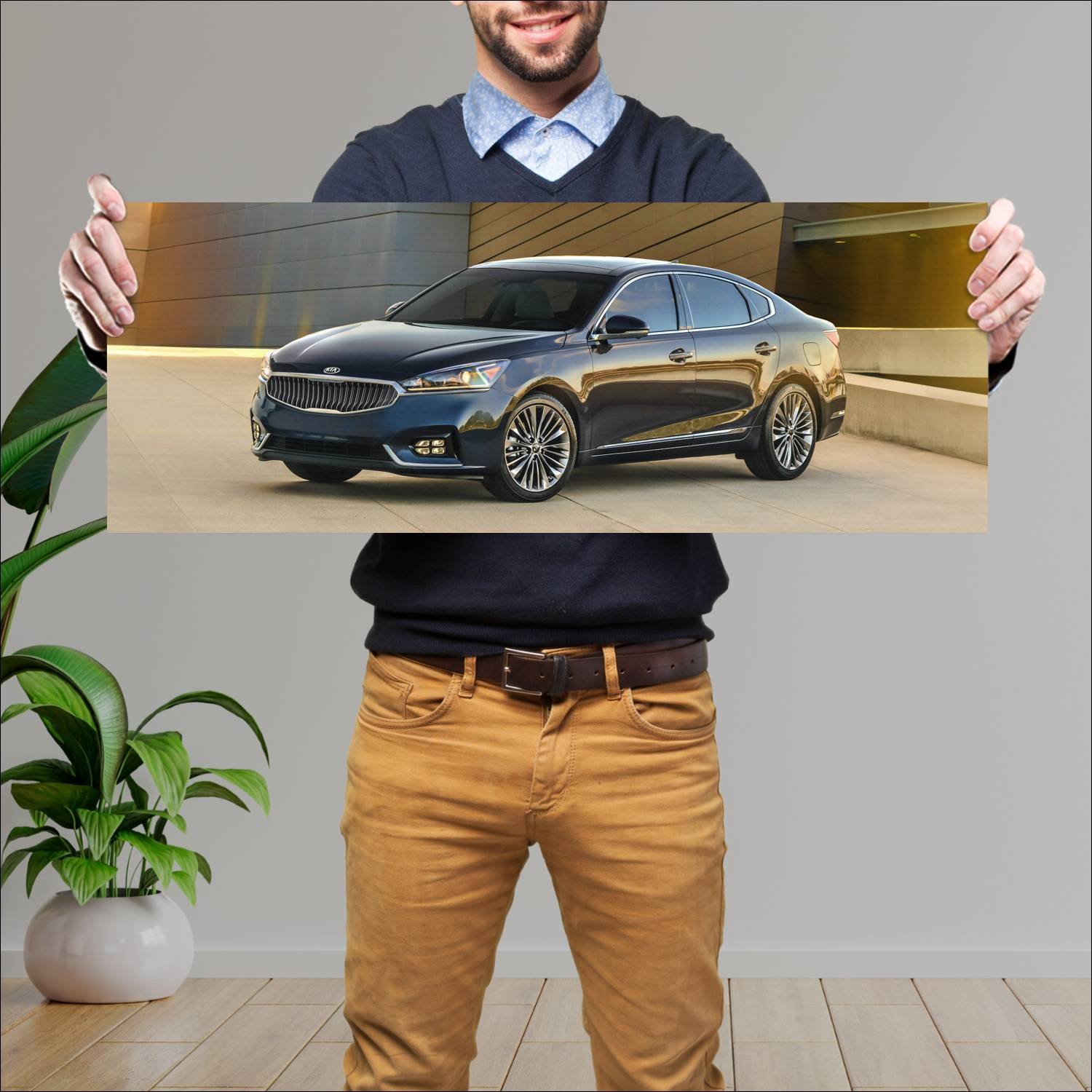 Cuadro grande 30x80cm 2017 kia cadenza us auto 124 Kia