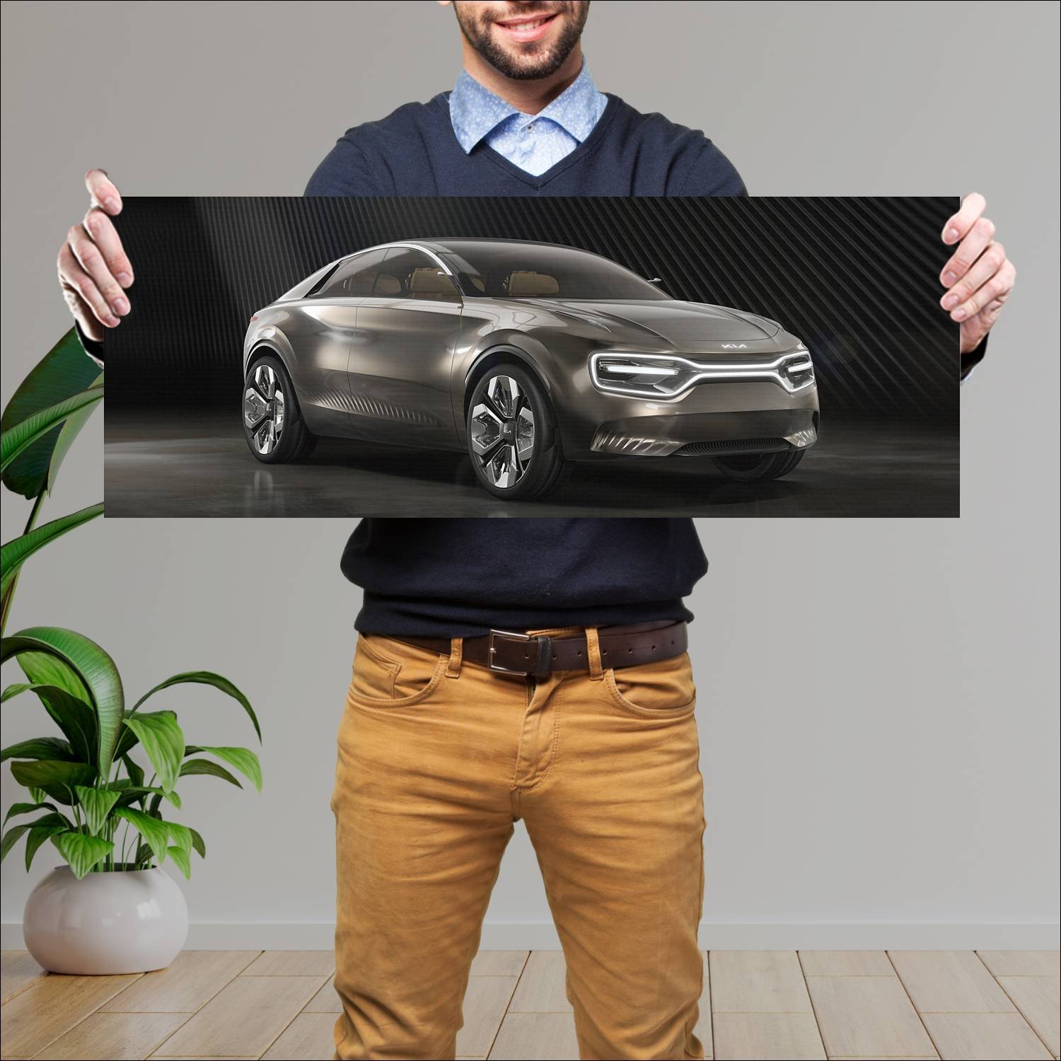 Cuadro grande 30x80cm 2019 imagine by kia concept 181 Kia