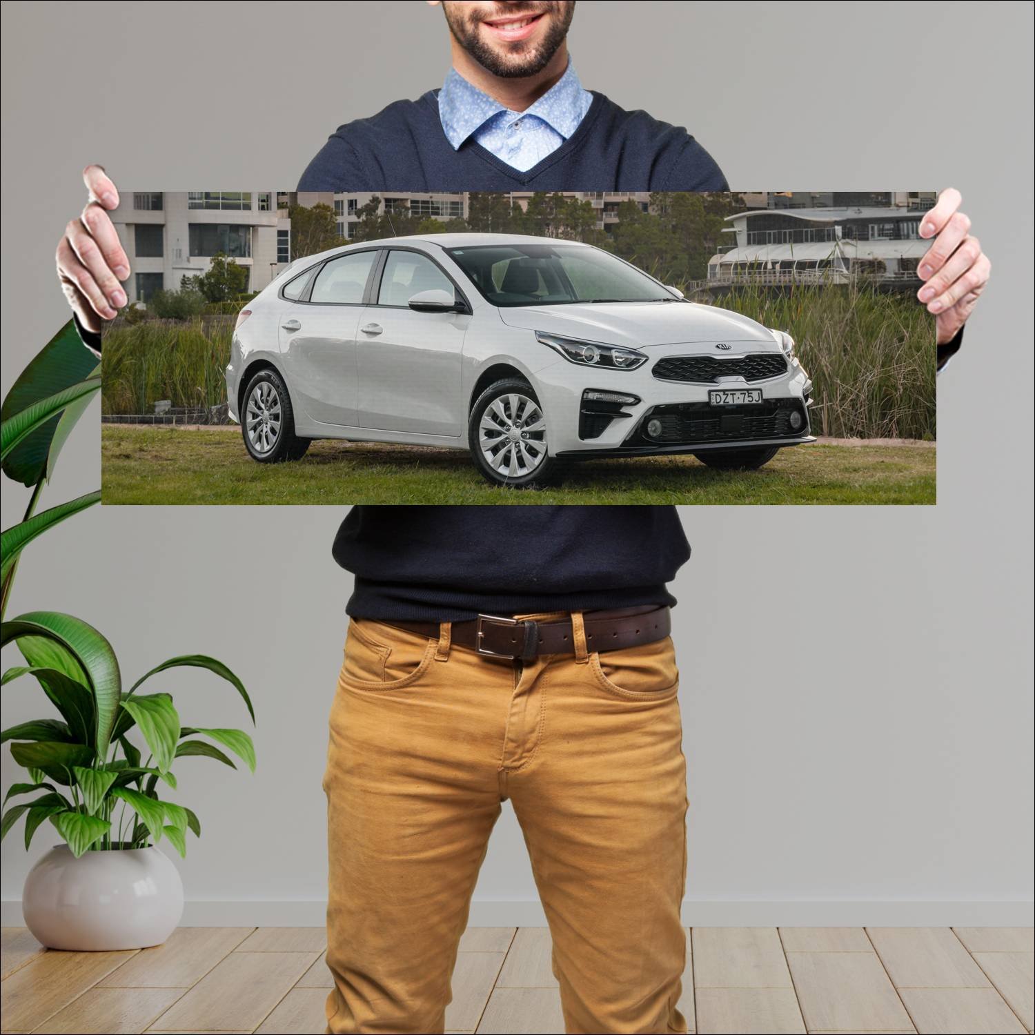 Cuadro grande 30x80cm 2019 kia cerato hatch au 884 184 Kia