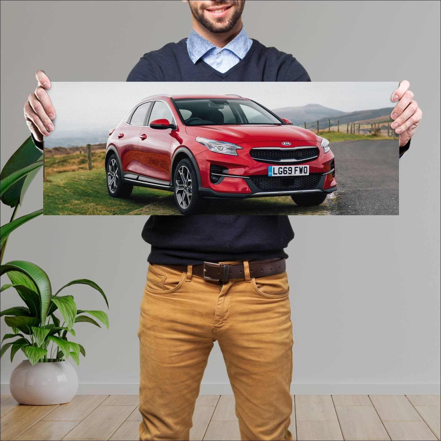 Cuadro grande 30x80cm 2019 kia xceed uk auto 217 Kia
