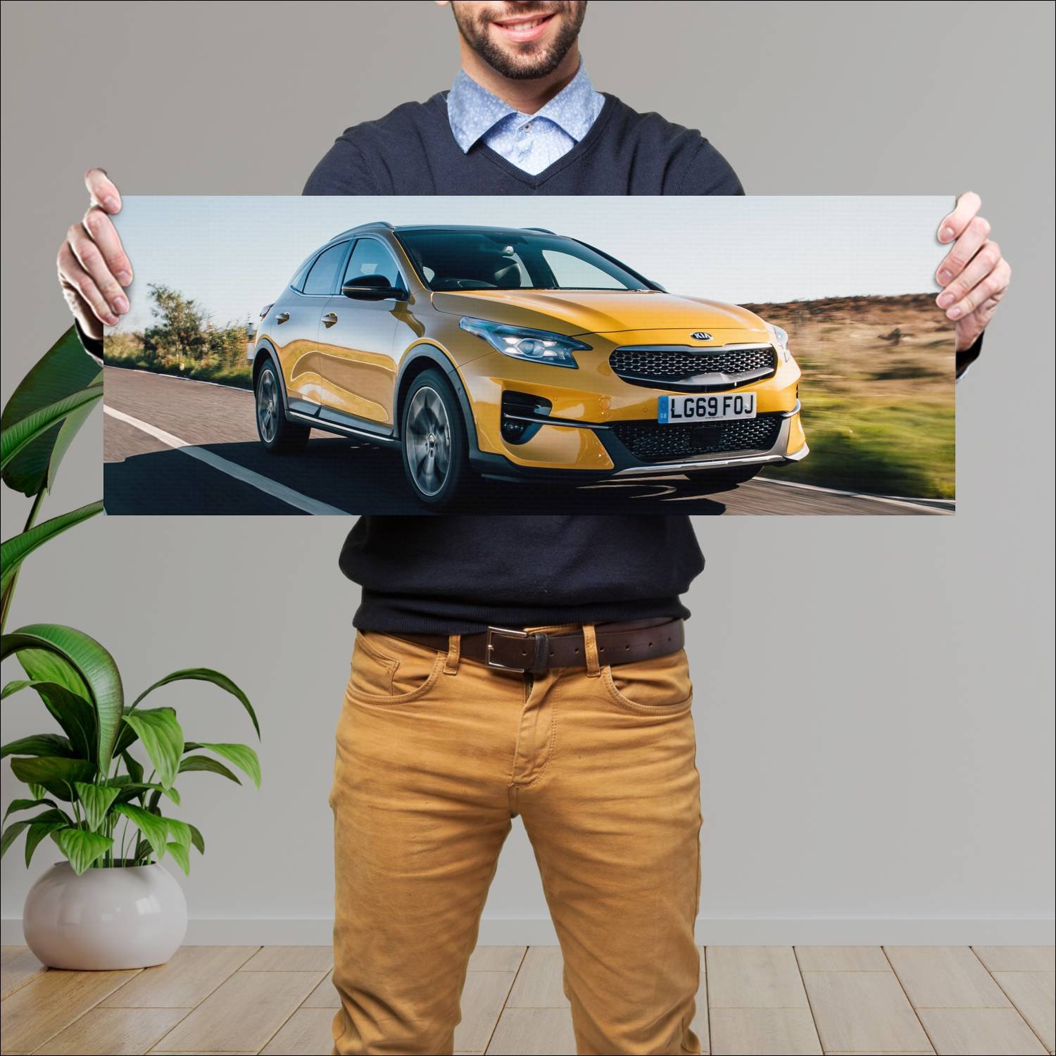 Cuadro grande 30x80cm 2019 kia xceed uk auto 218 Kia
