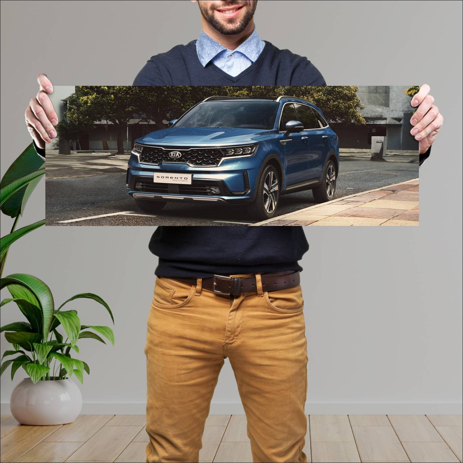 Cuadro grande 30x80cm 2020 kia sorento plug in hyb 231 Kia