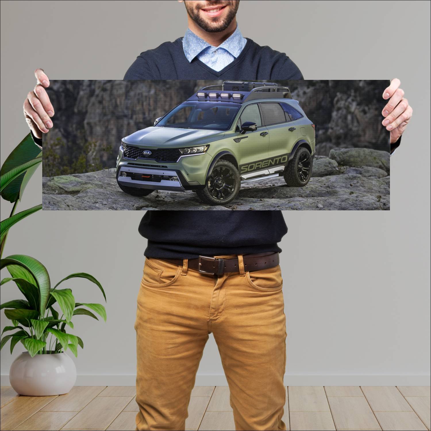 Cuadro grande 30x80cm 2020 kia sorento yosemite ed 233 Kia
