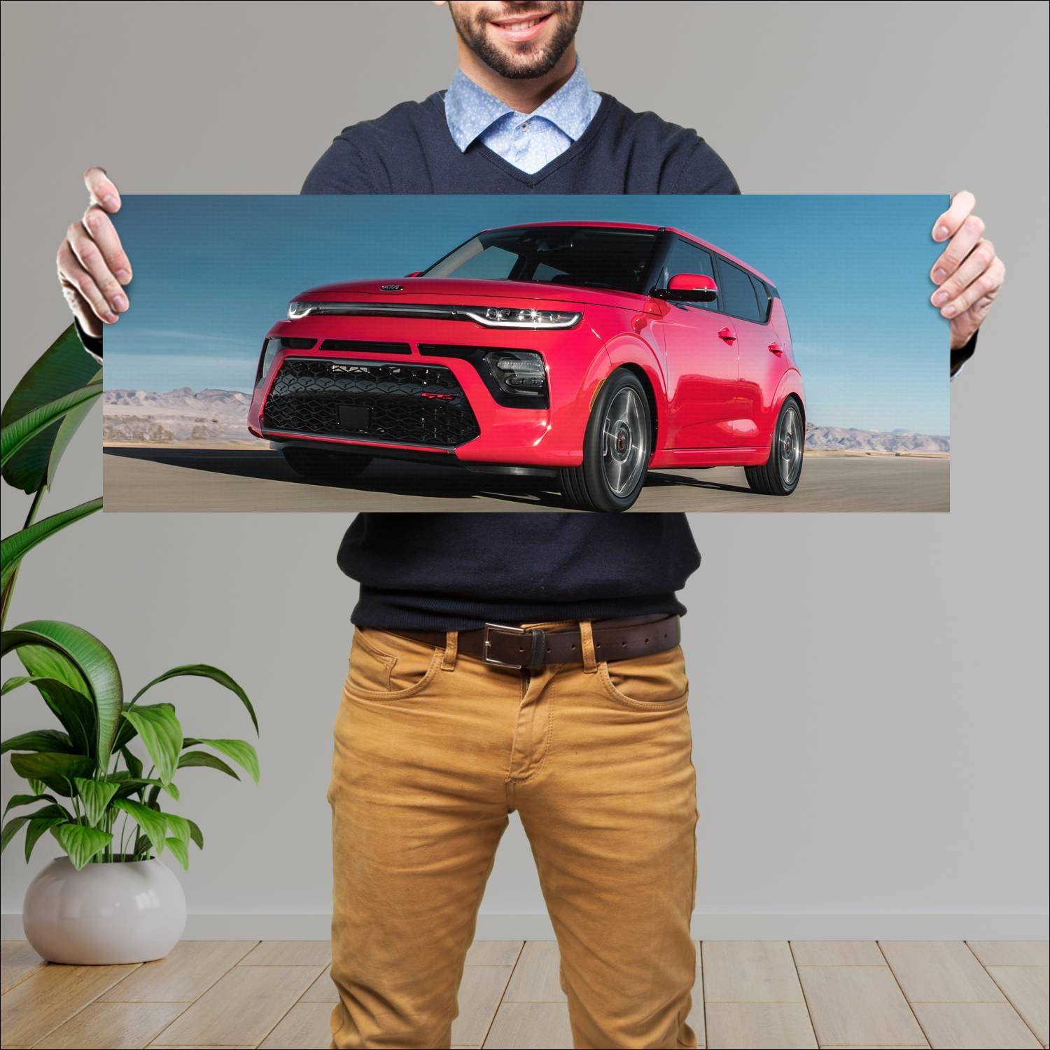 Cuadro grande 30x80cm 2020 kia soul gt line us 849 236 Kia