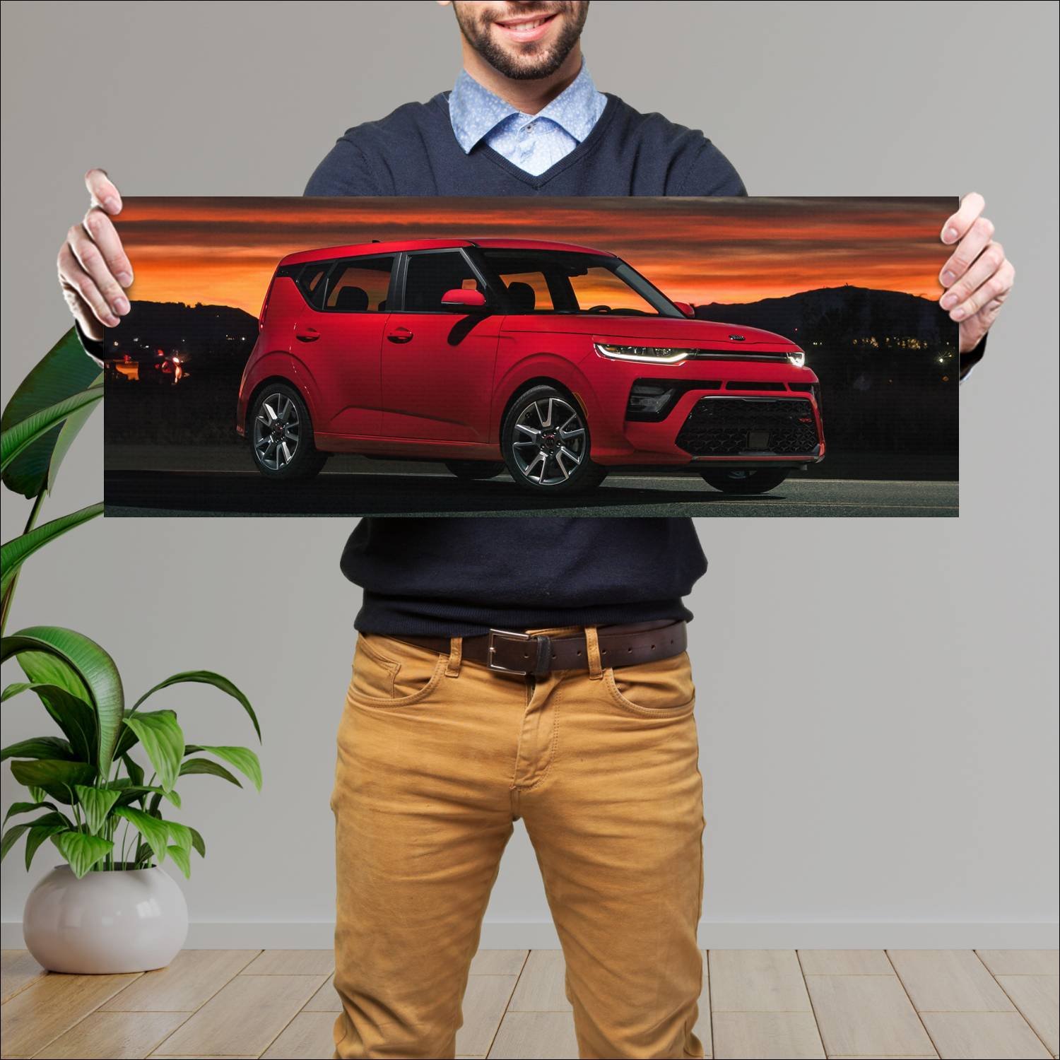 Cuadro grande 30x80cm 2020 kia soul gt line us 849 237 Kia