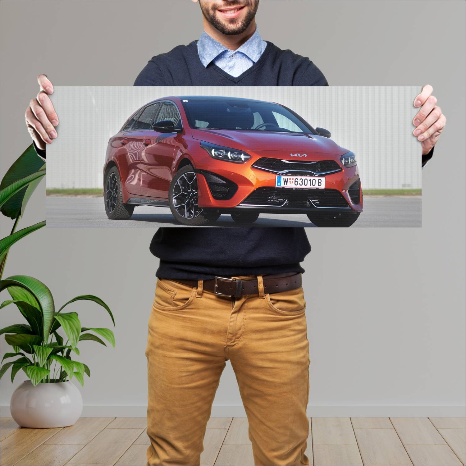 Cuadro grande 30x80cm 2021 kia proceed gt line 107 260 Kia