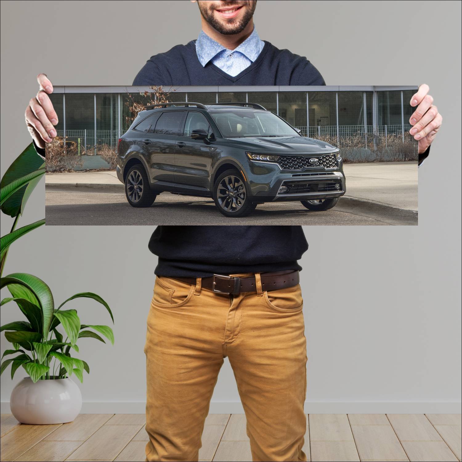 Cuadro grande 30x80cm 2021 kia sorento x line us 1 267 Kia