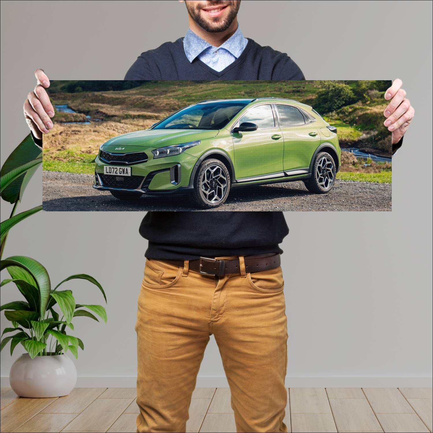 Cuadro grande 30x80cm 2022 kia xceed gt line uk 11 295 Kia