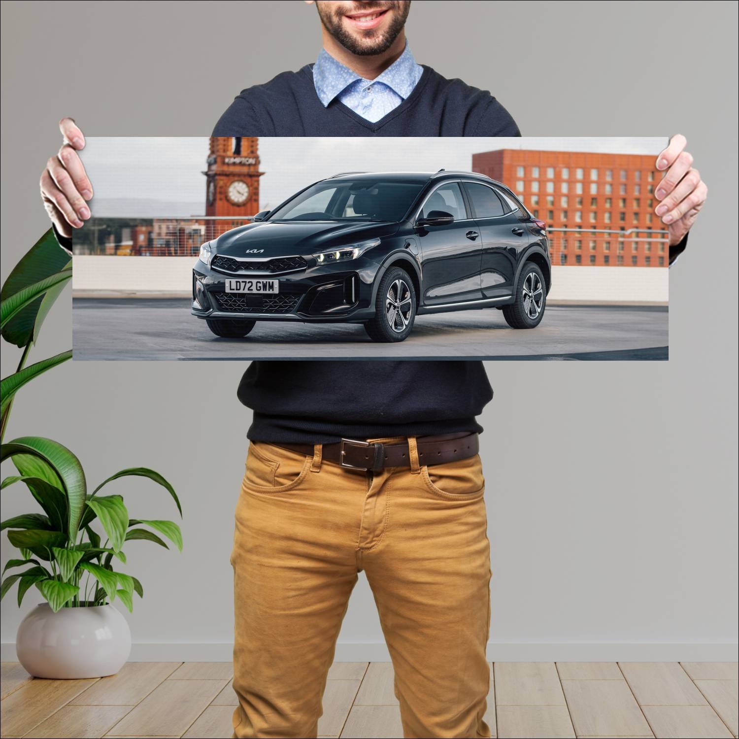 Cuadro grande 30x80cm 2022 kia xceed phev uk auto 298 Kia