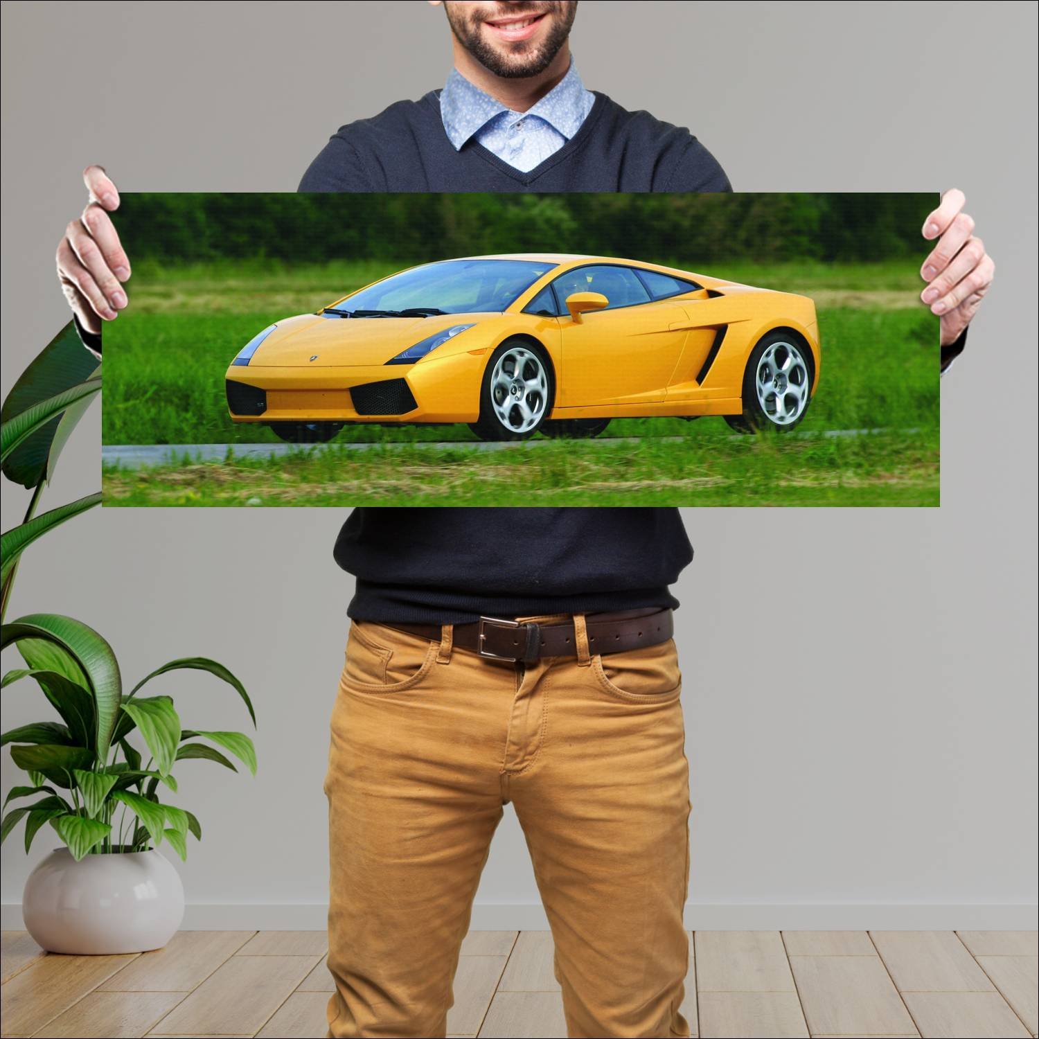 Cuadro grande 30x80cm 2003 lamborghini gallardo 47 149 Lamborghini