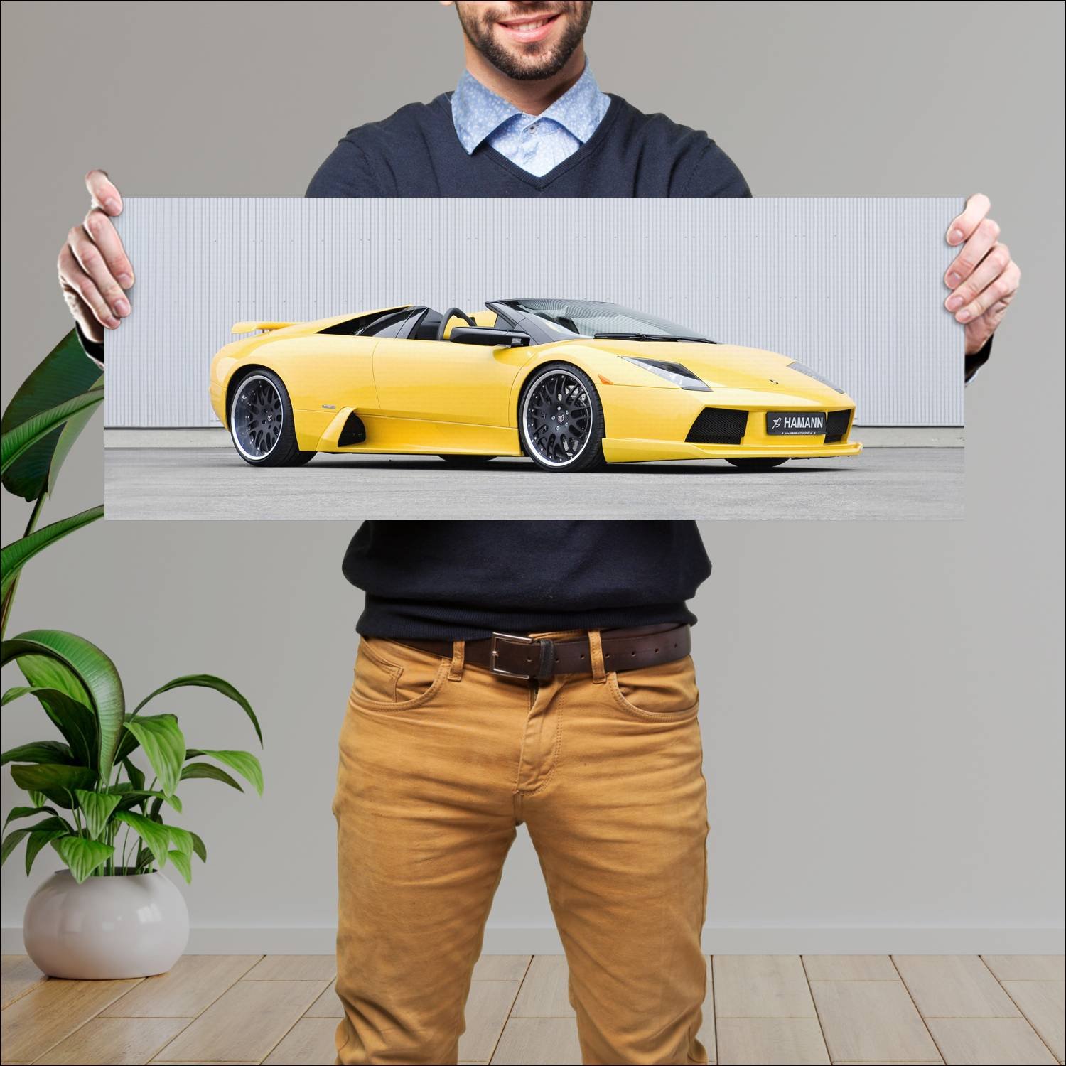 Cuadro grande 30x80cm 2006 lamborghini murcielago 178 Lamborghini