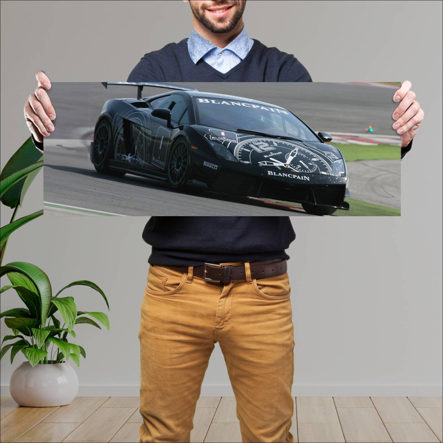 Cuadro grande 30x80cm 2009 lamborghini gallardo lp 210 Lamborghini