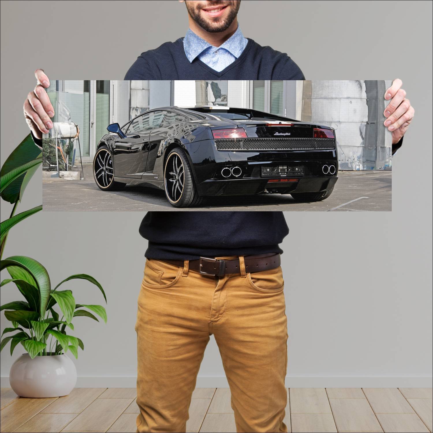 Cuadro grande 30x80cm 2010 lamborghini gallardo lp 220 Lamborghini