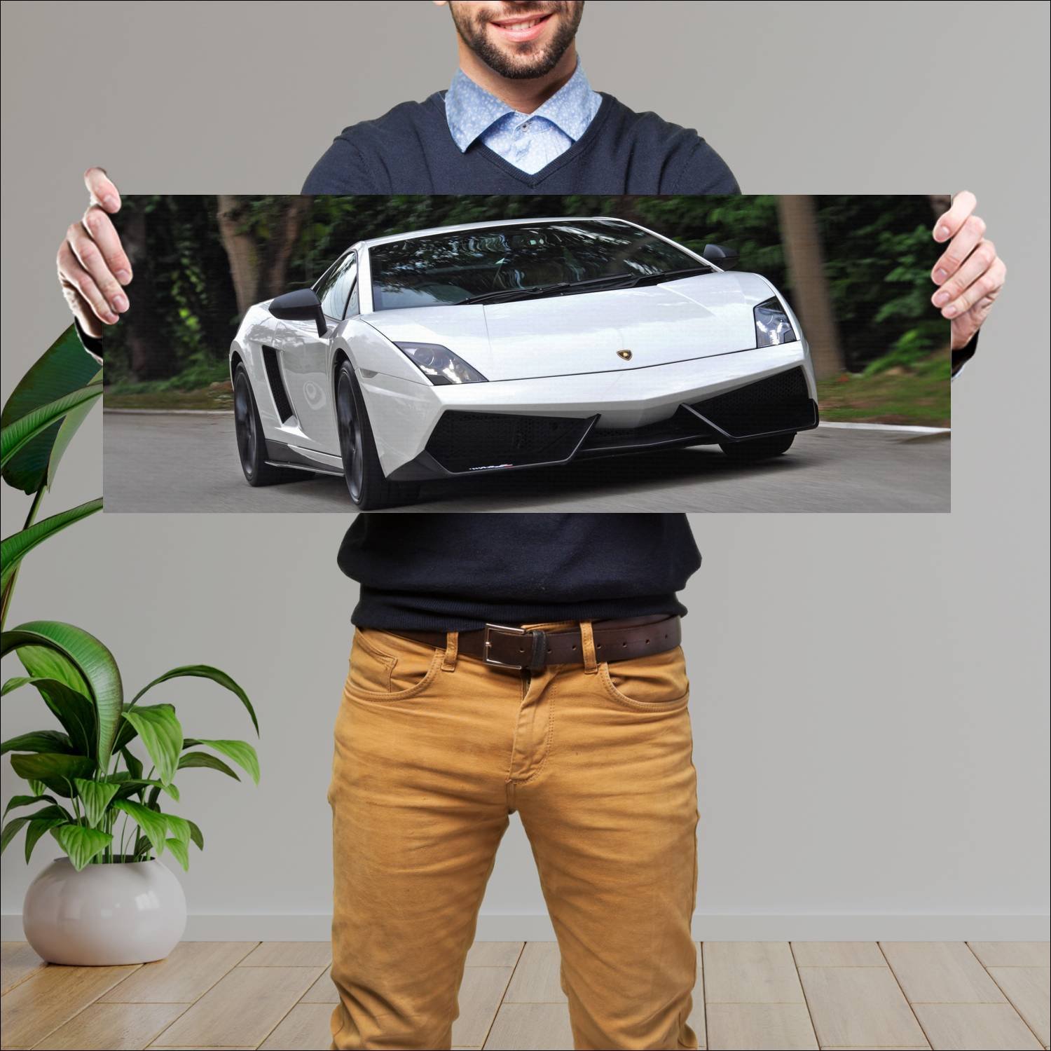 Cuadro grande 30x80cm 2012 lamborghini gallardo lp 251 Lamborghini