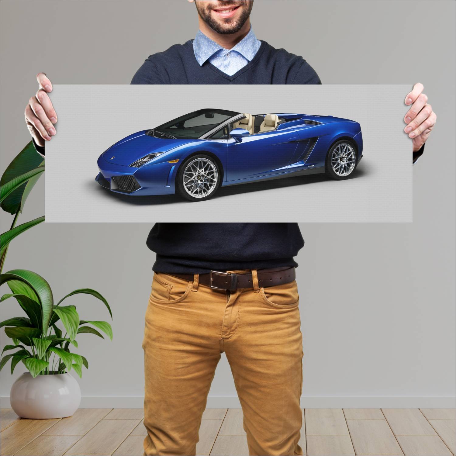 Cuadro grande 30x80cm 2012 lamborghini gallardo lp 252 Lamborghini