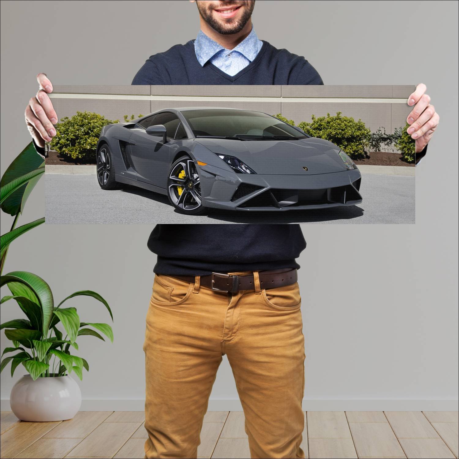 Cuadro grande 30x80cm 2012 lamborghini gallardo lp 258 Lamborghini