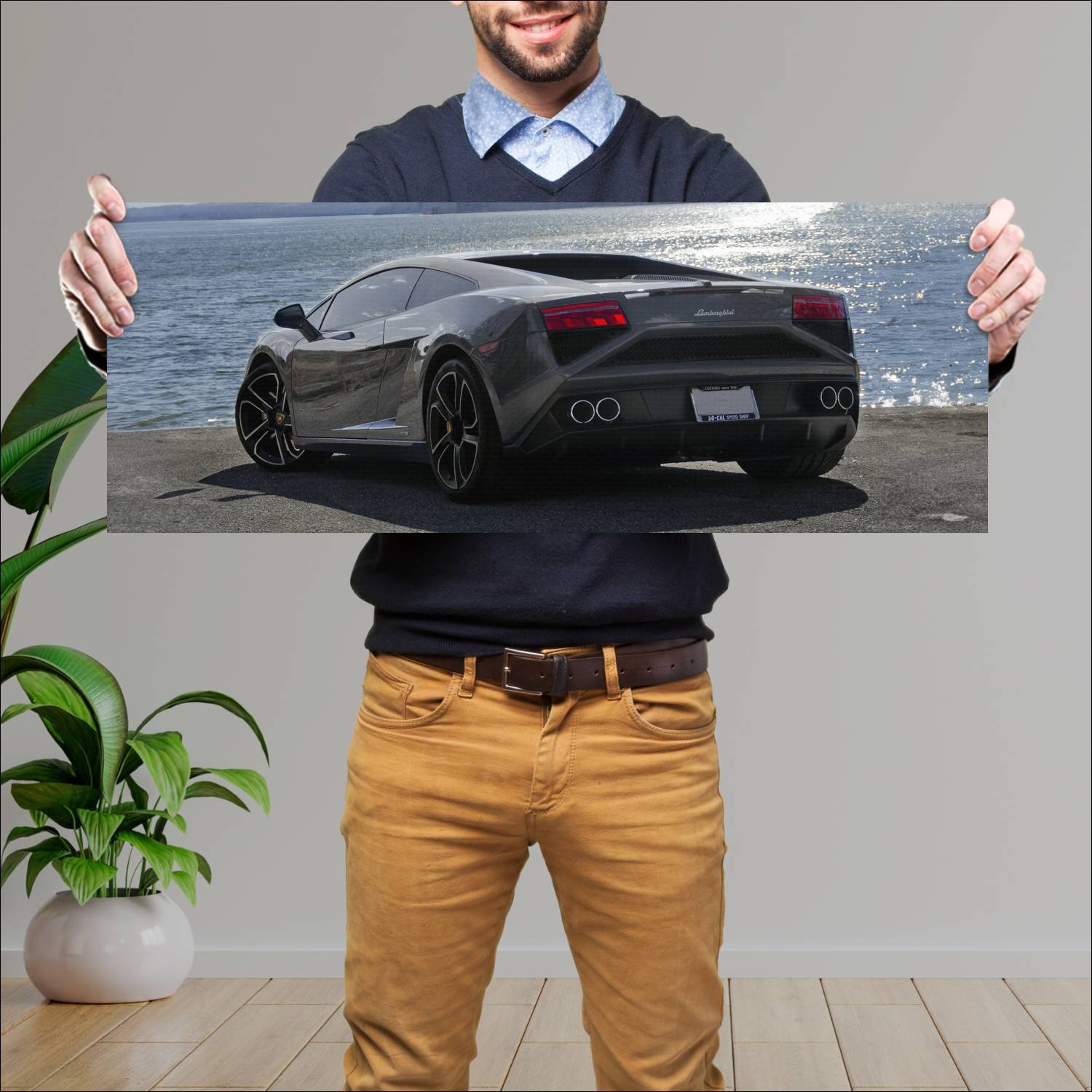 Cuadro grande 30x80cm 2012 lamborghini gallardo lp 260 Lamborghini