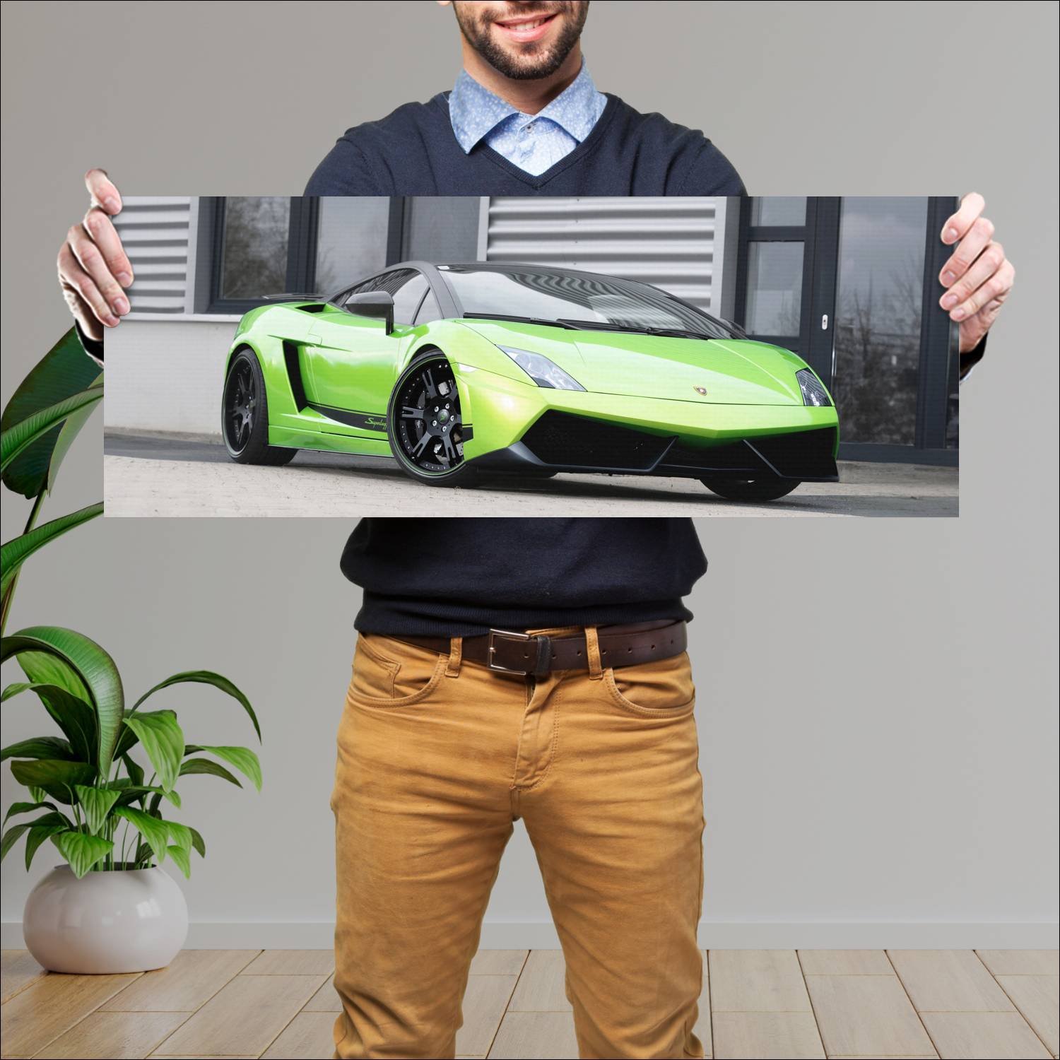 Cuadro grande 30x80cm 2012 lamborghini gallardo lp 262 Lamborghini