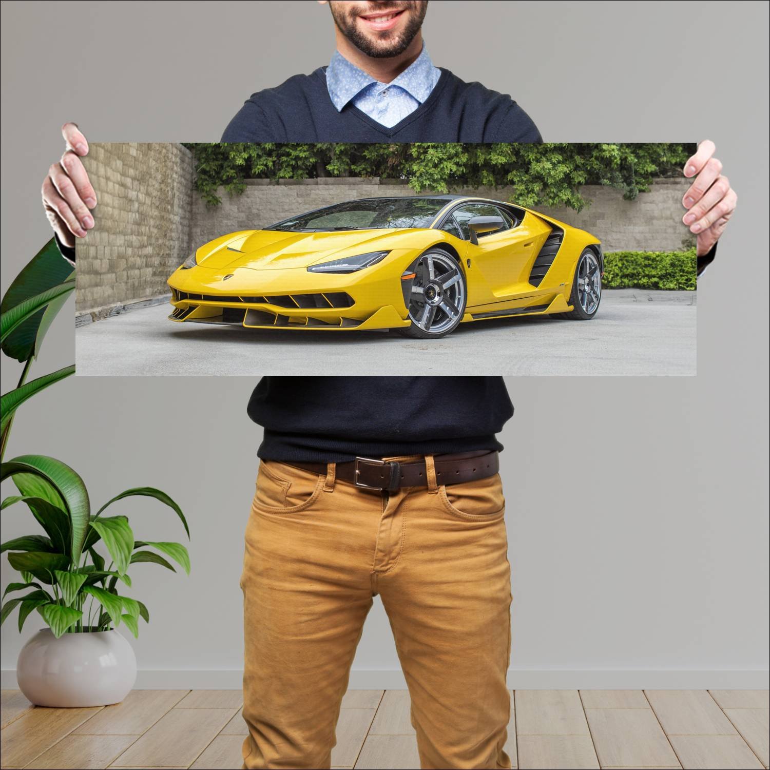 Cuadro grande 30x80cm 2016 lamborghini centenario 367 Lamborghini