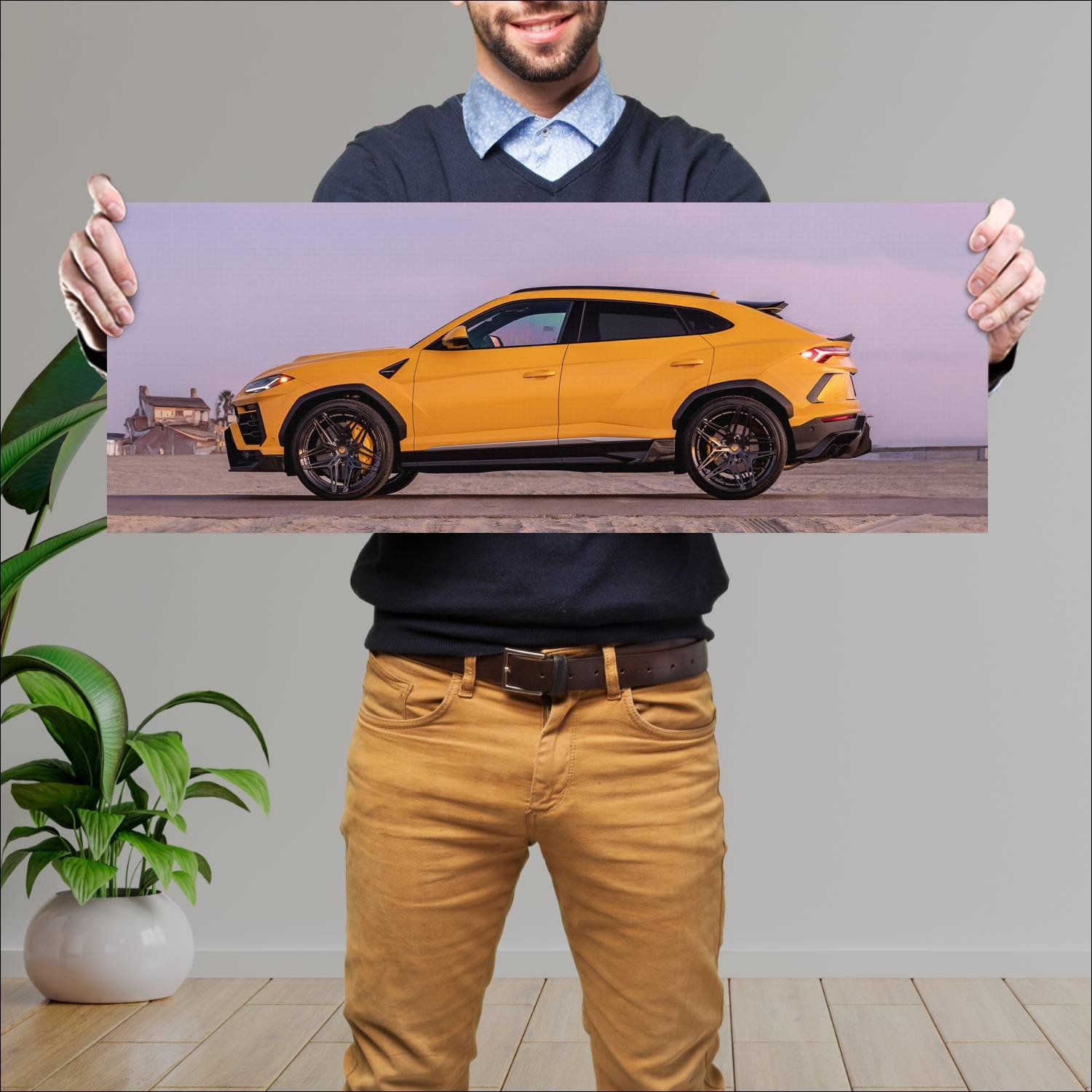 Cuadro grande 30x80cm 2019 lamborghini urus by vor 465 Lamborghini