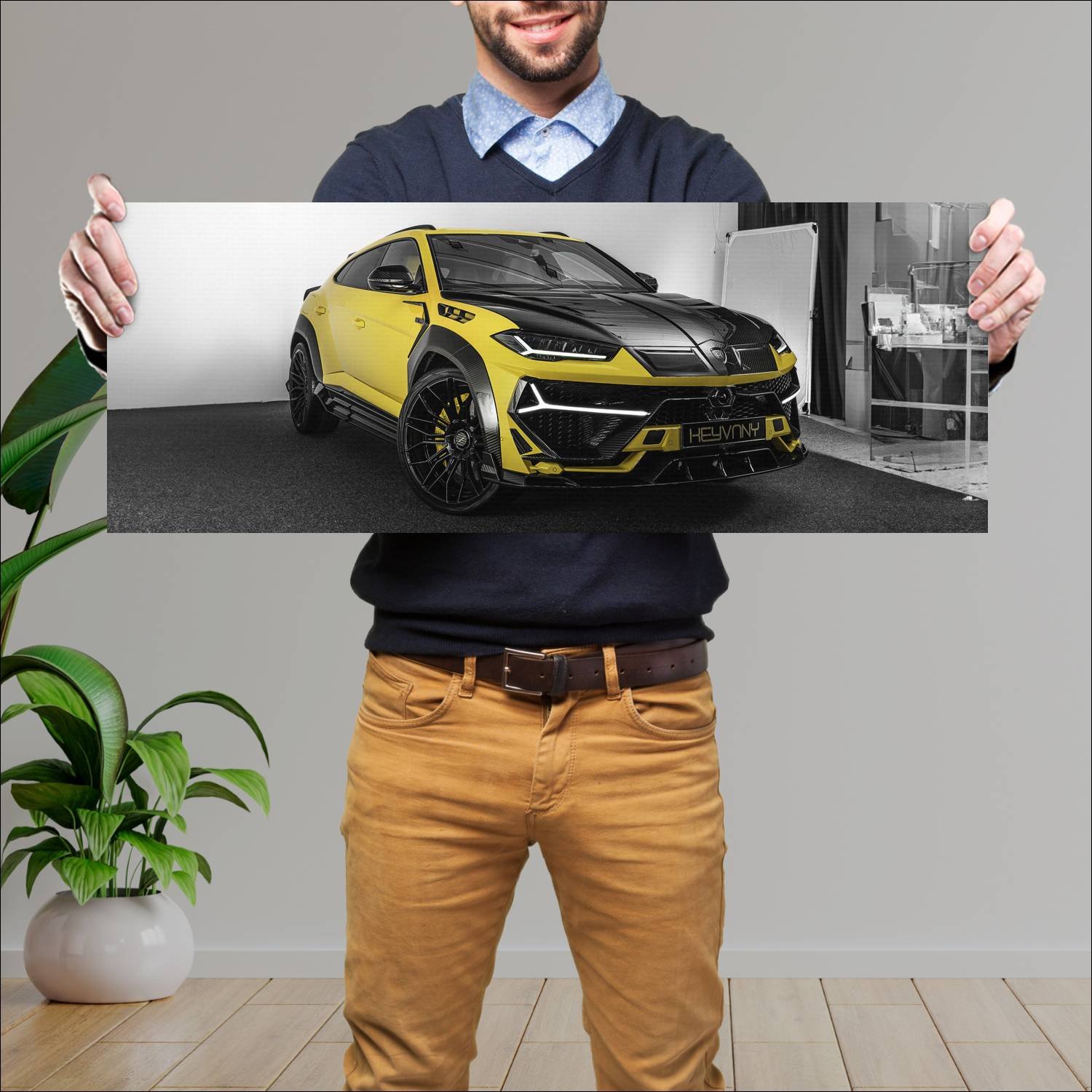 Cuadro grande 30x80cm 2020 keyvany keyrus auto 479 Lamborghini