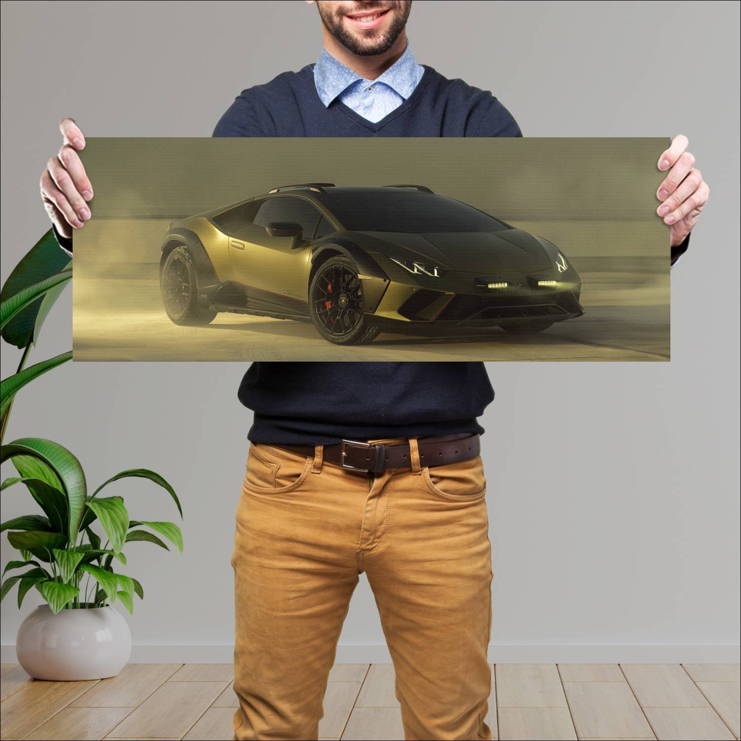 Cuadro grande 30x80cm 2022 lamborghini huracan ste 542 Lamborghini