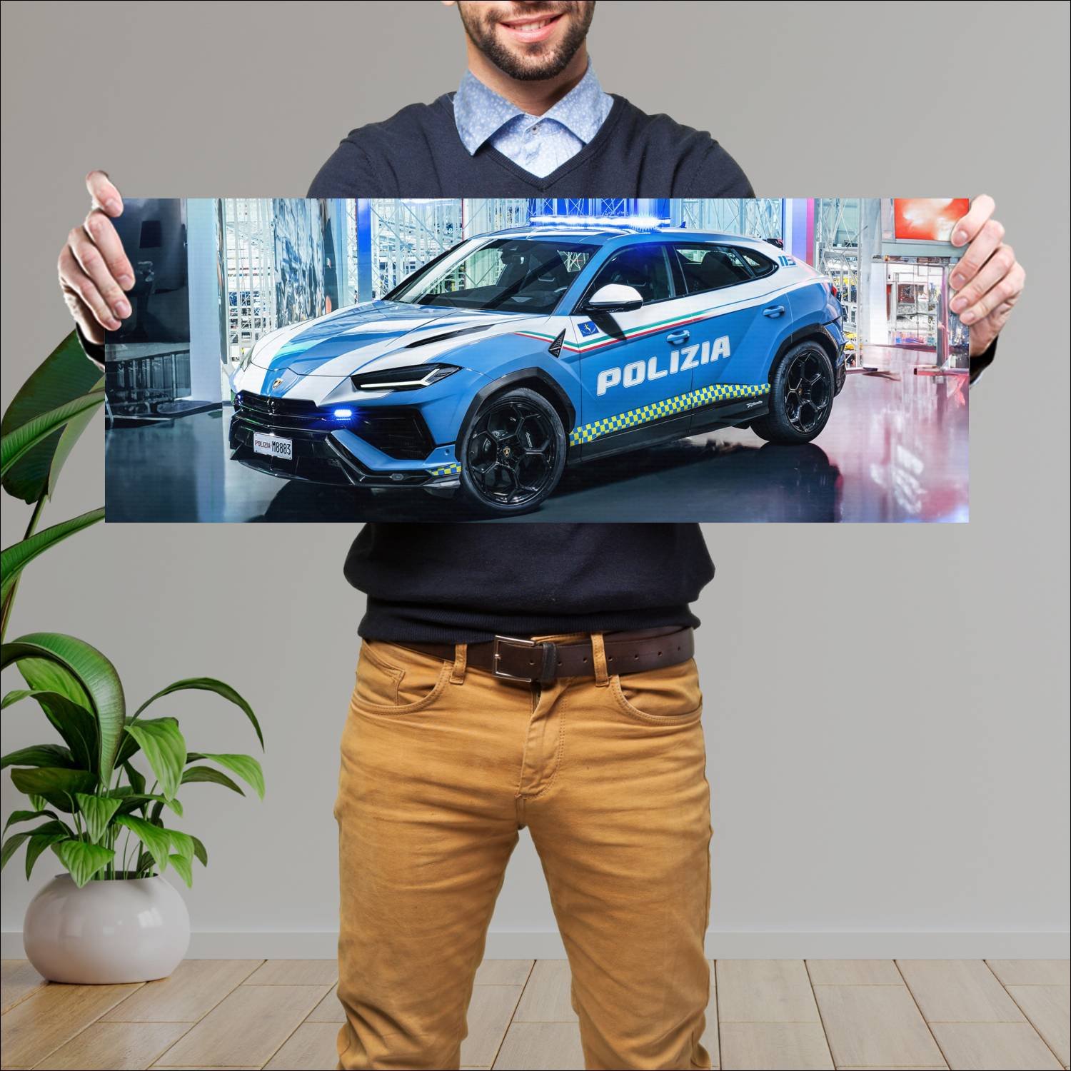 Cuadro grande 30x80cm 2023 lamborghini urus perfor 576 Lamborghini