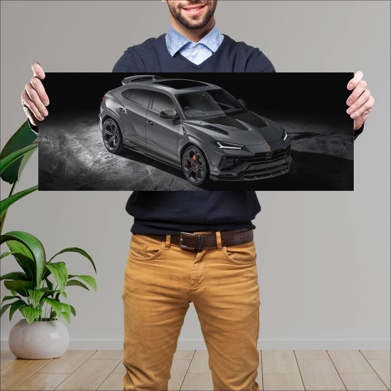 Cuadro grande 30x80cm 2023 lamborghini urus s by u 579 Lamborghini