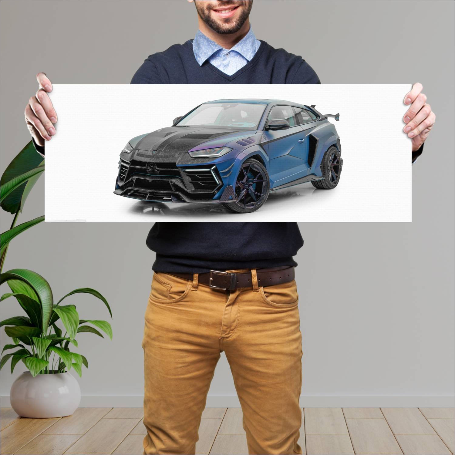 Cuadro grande 30x80cm 2023 mansory venatus coupe e 582 Lamborghini