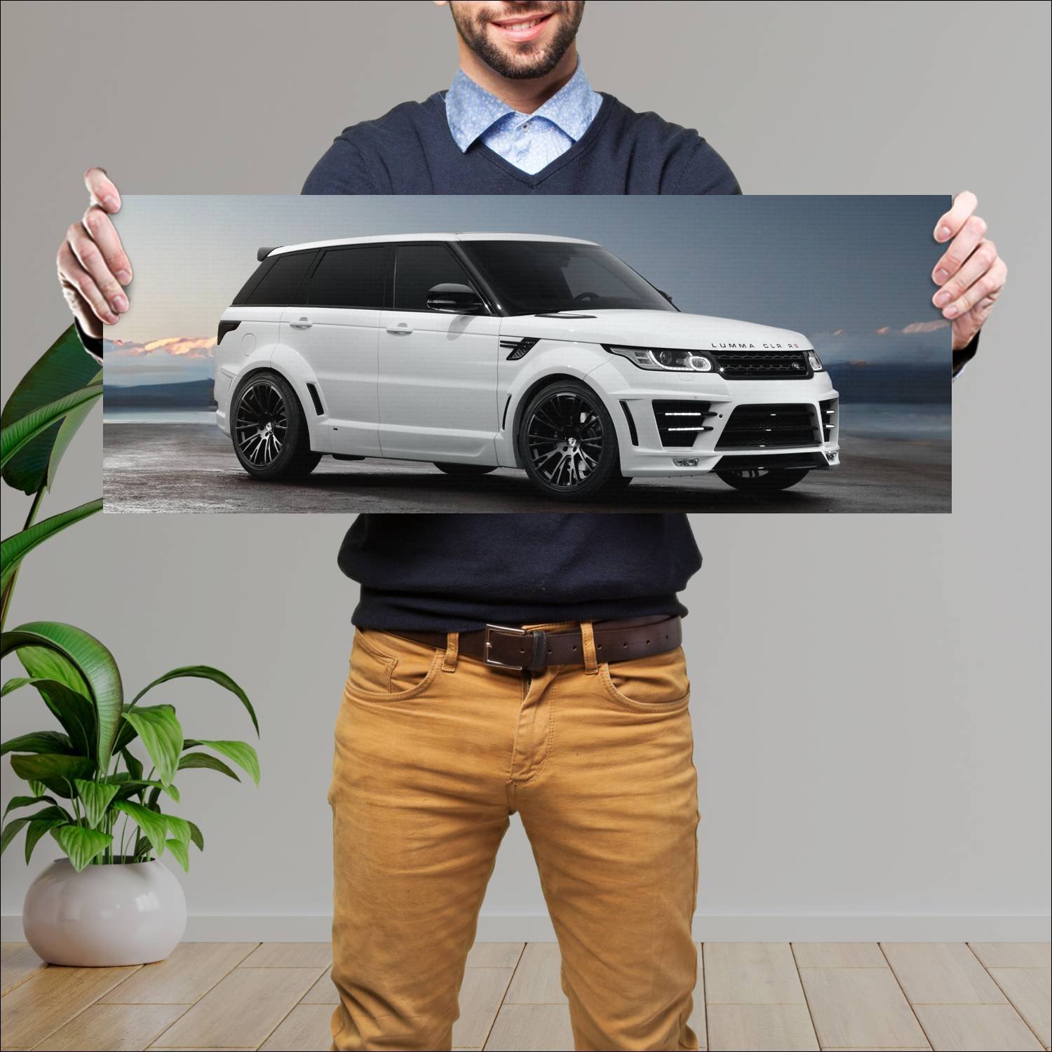 Cuadro grande 30x80cm 2013 lumma clr rs auto 182 Land Rover