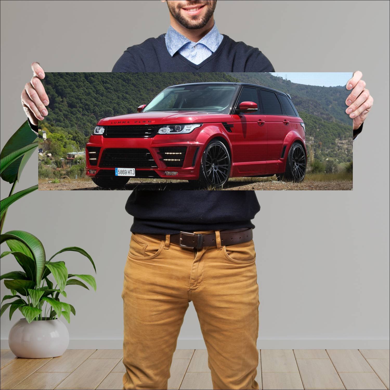 Cuadro grande 30x80cm 2013 lumma clr rs auto 183 Land Rover