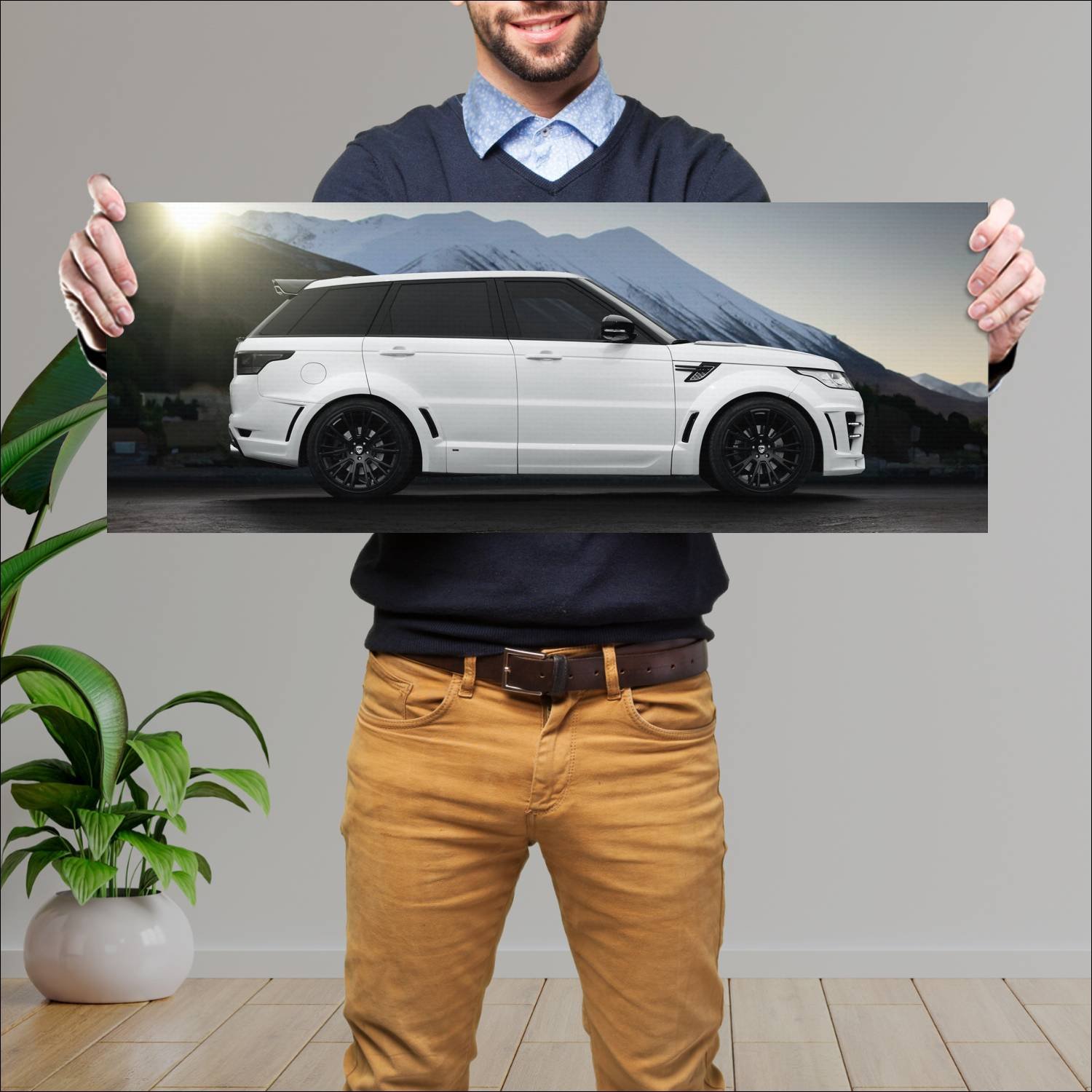 Cuadro grande 30x80cm 2013 lumma clr rs auto 185 Land Rover