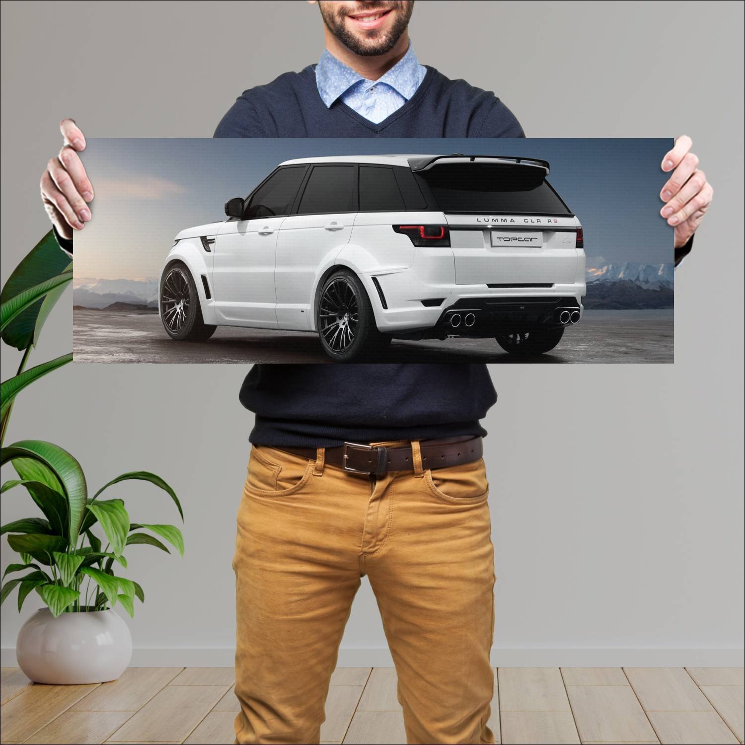 Cuadro grande 30x80cm 2013 lumma clr rs auto 186 Land Rover