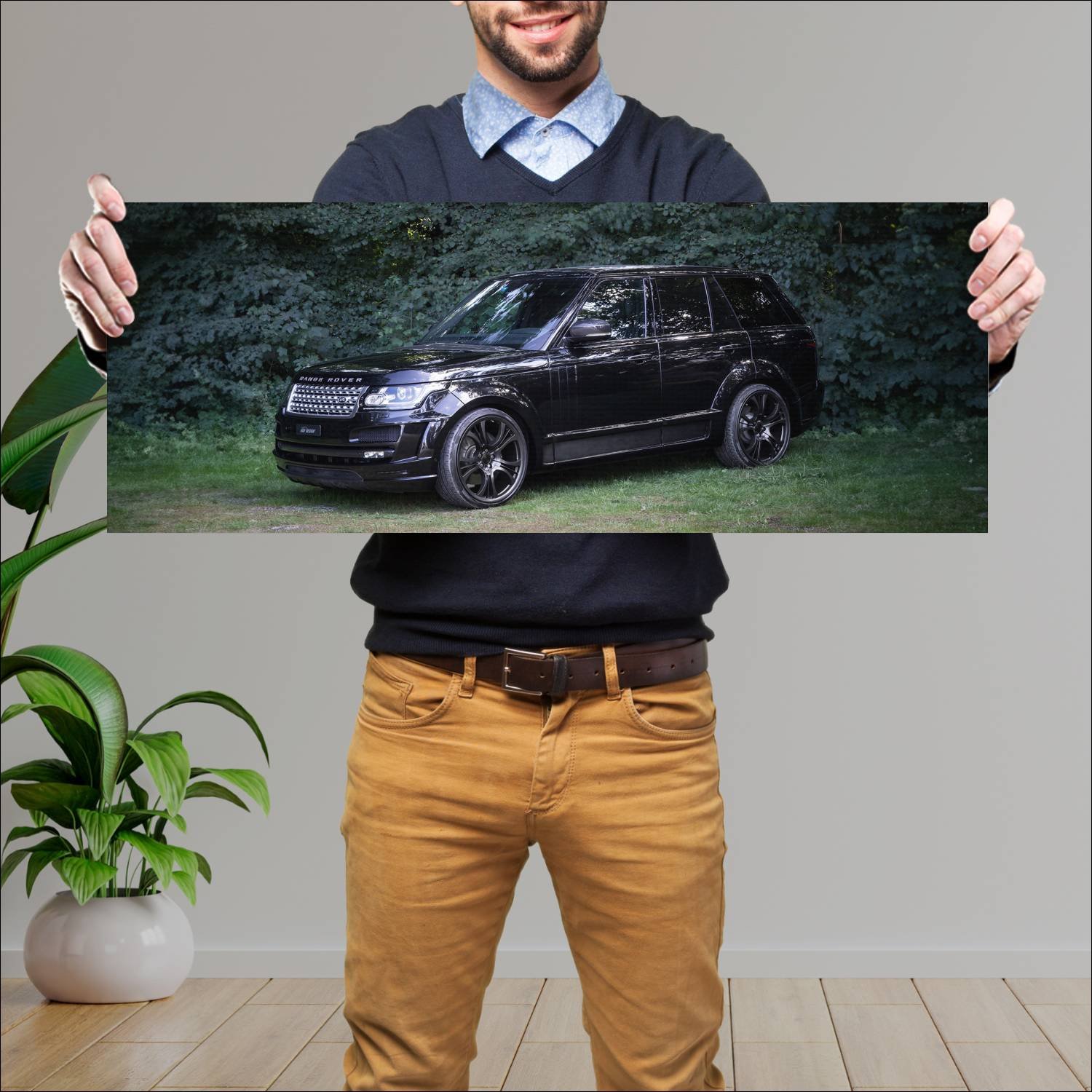 Cuadro grande 30x80cm 2013 range rover noreia by f 196 Land Rover