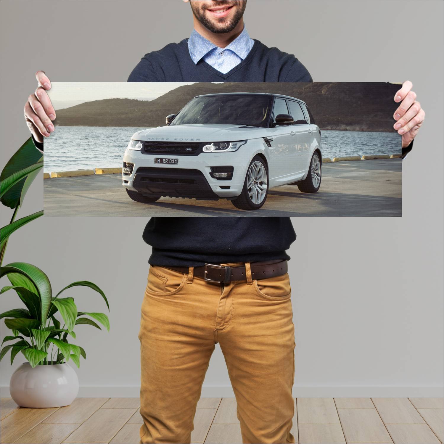 Cuadro grande 30x80cm 2013 range rover sport autob 199 Land Rover