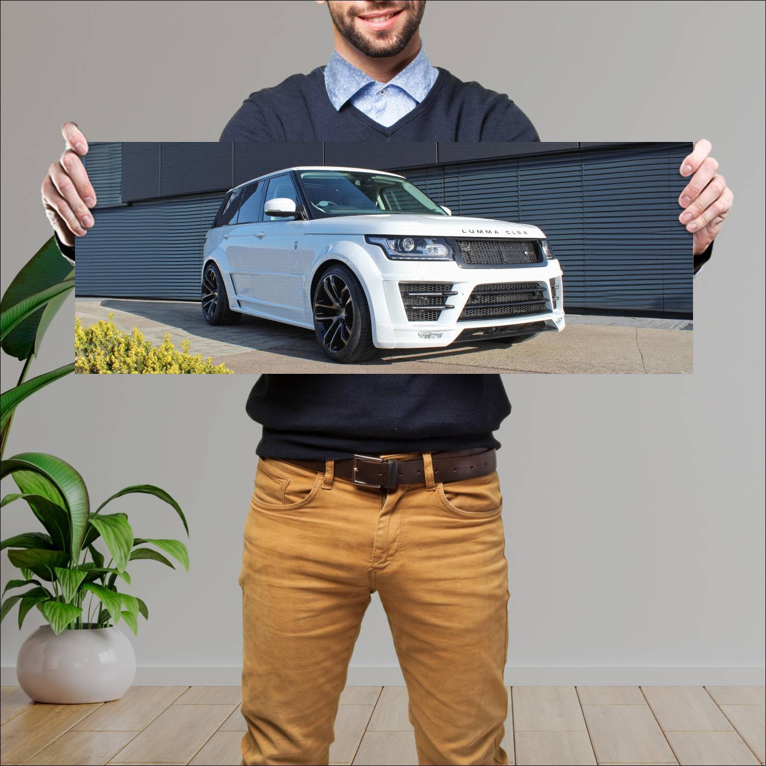 Cuadro grande 30x80cm 2014 lumma clr r gt evo Land Rover