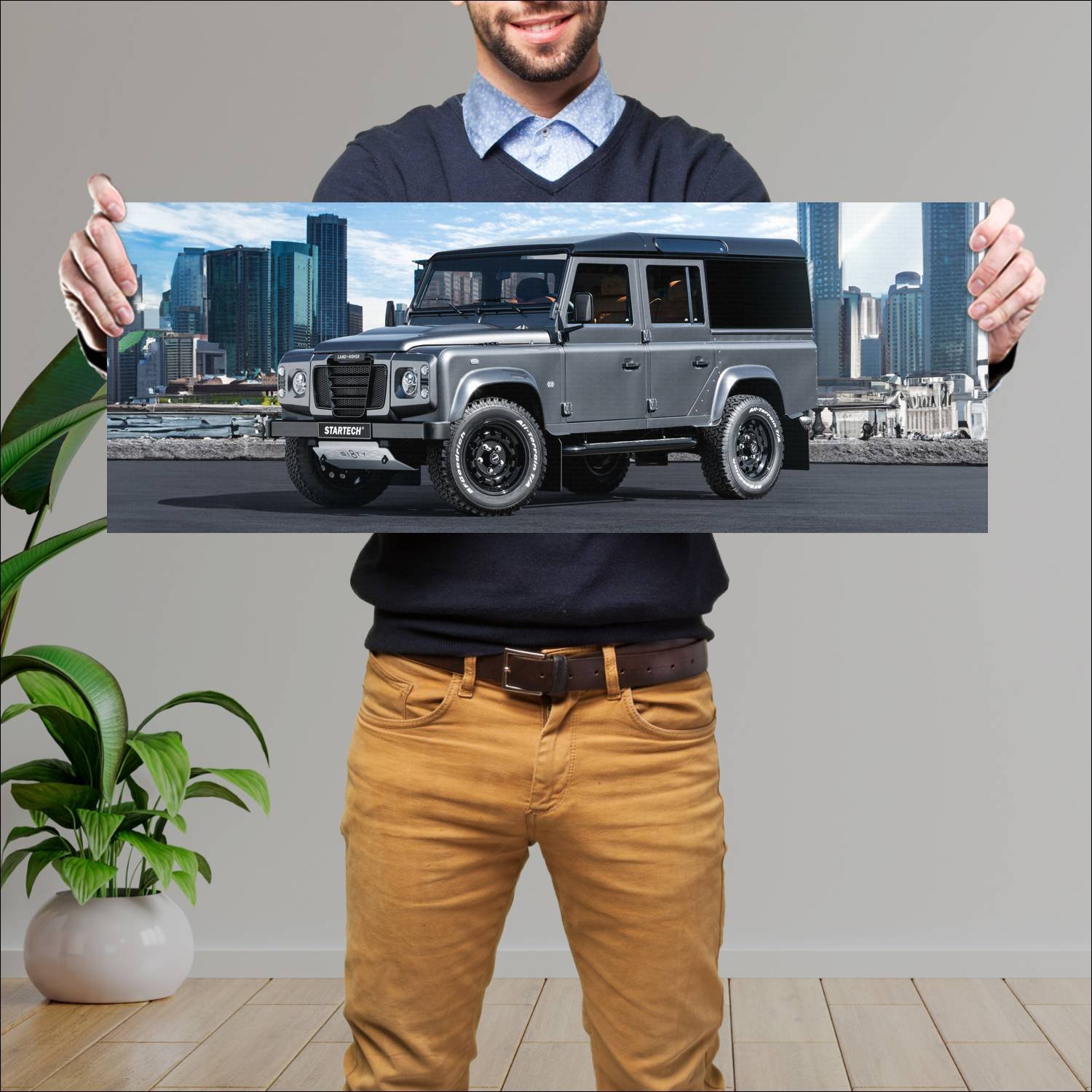 Cuadro grande 30x80cm 2015 startech sixty8 auto 302 Land Rover
