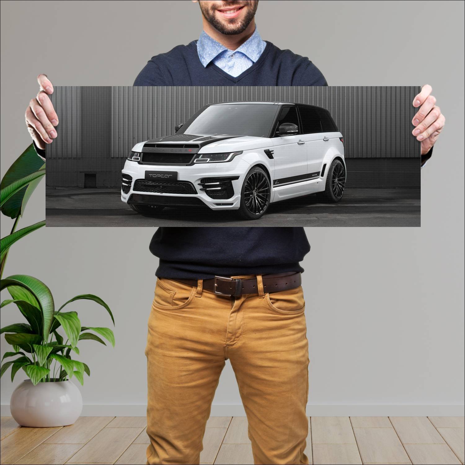 Cuadro grande 30x80cm 2019 lumma clr rs auto 406 Land Rover