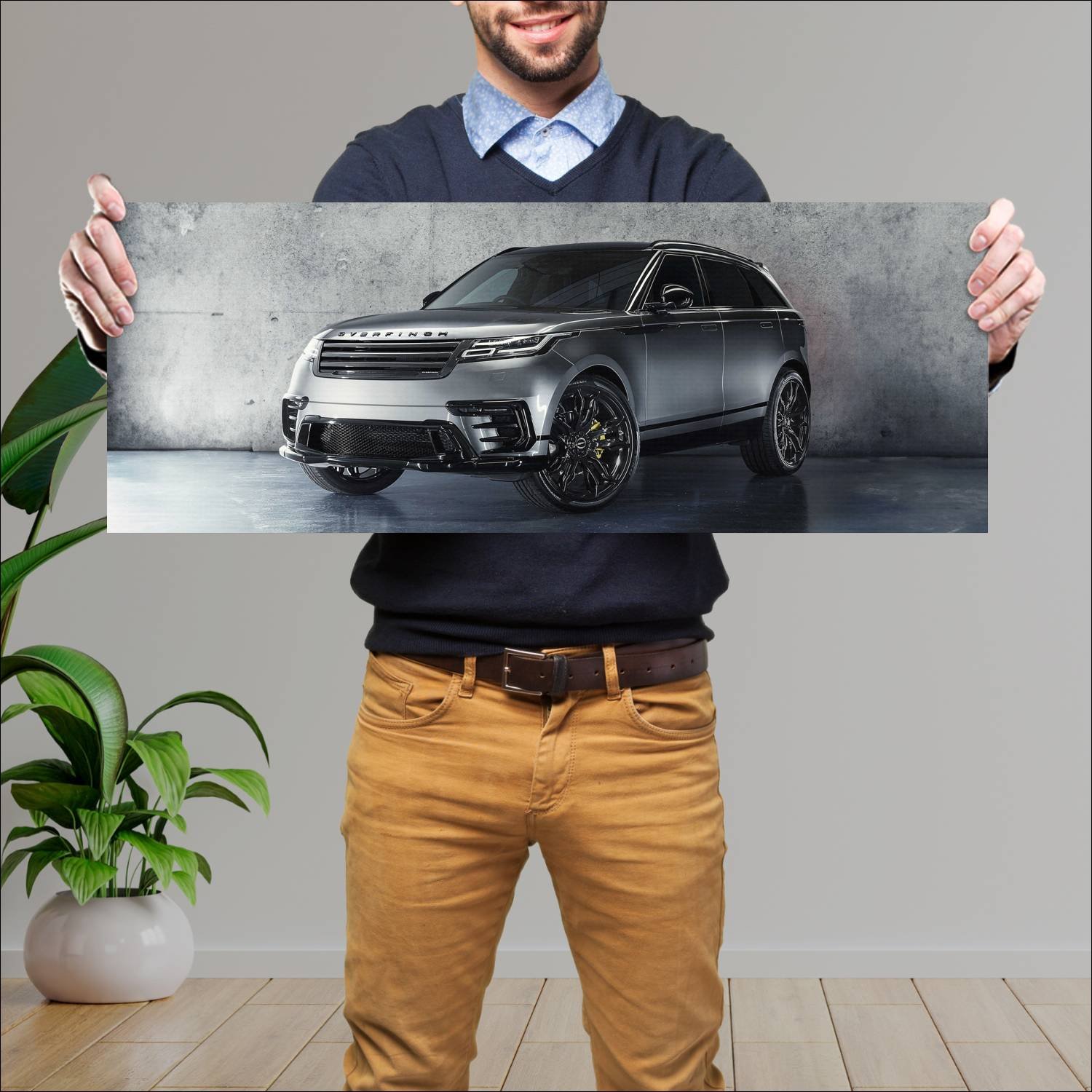 Cuadro grande 30x80cm 2019 range rover velar by ov 435 Land Rover