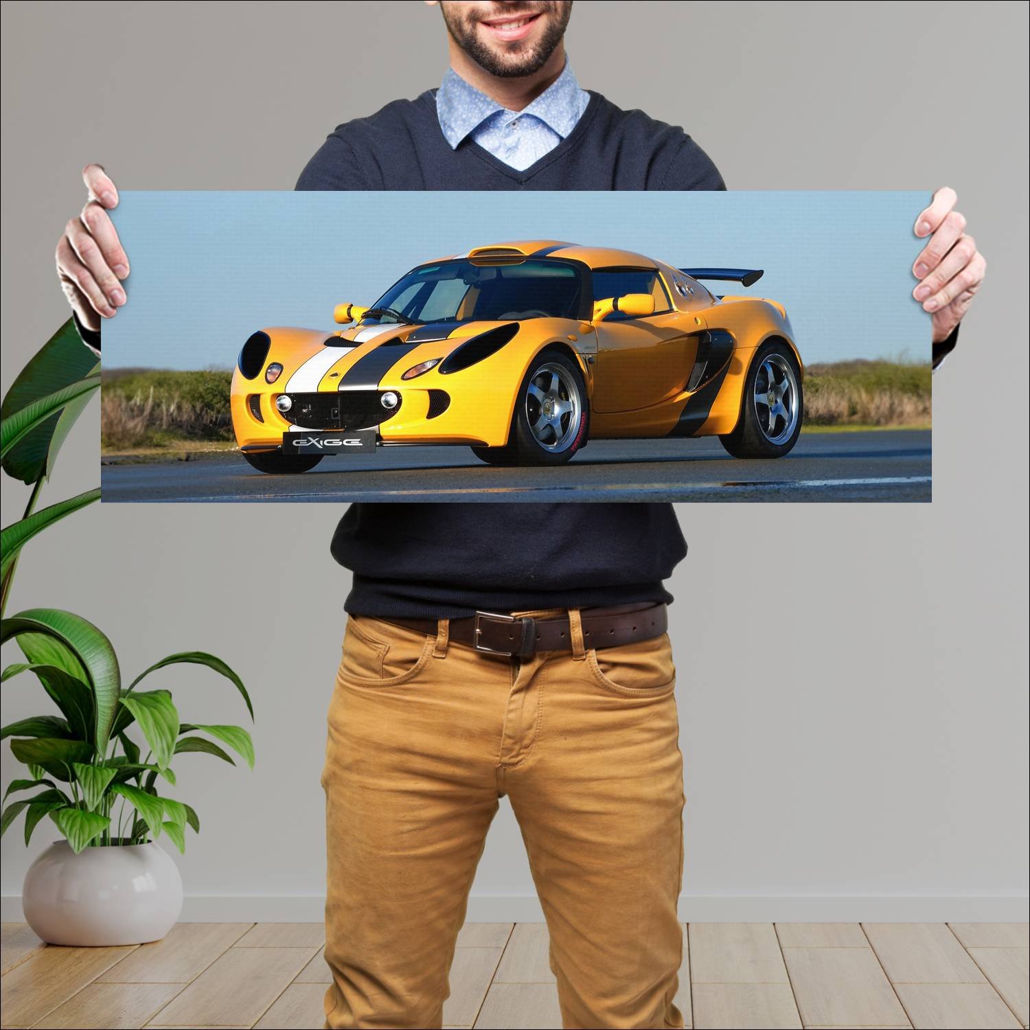 Cuadro grande 30x80cm 2007 lotus sport exige cup 4 70 Lotus