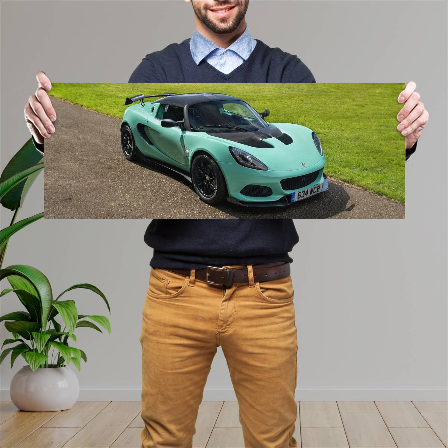 Cuadro grande 30x80cm 2017 lotus elise cup 250 660 166 Lotus