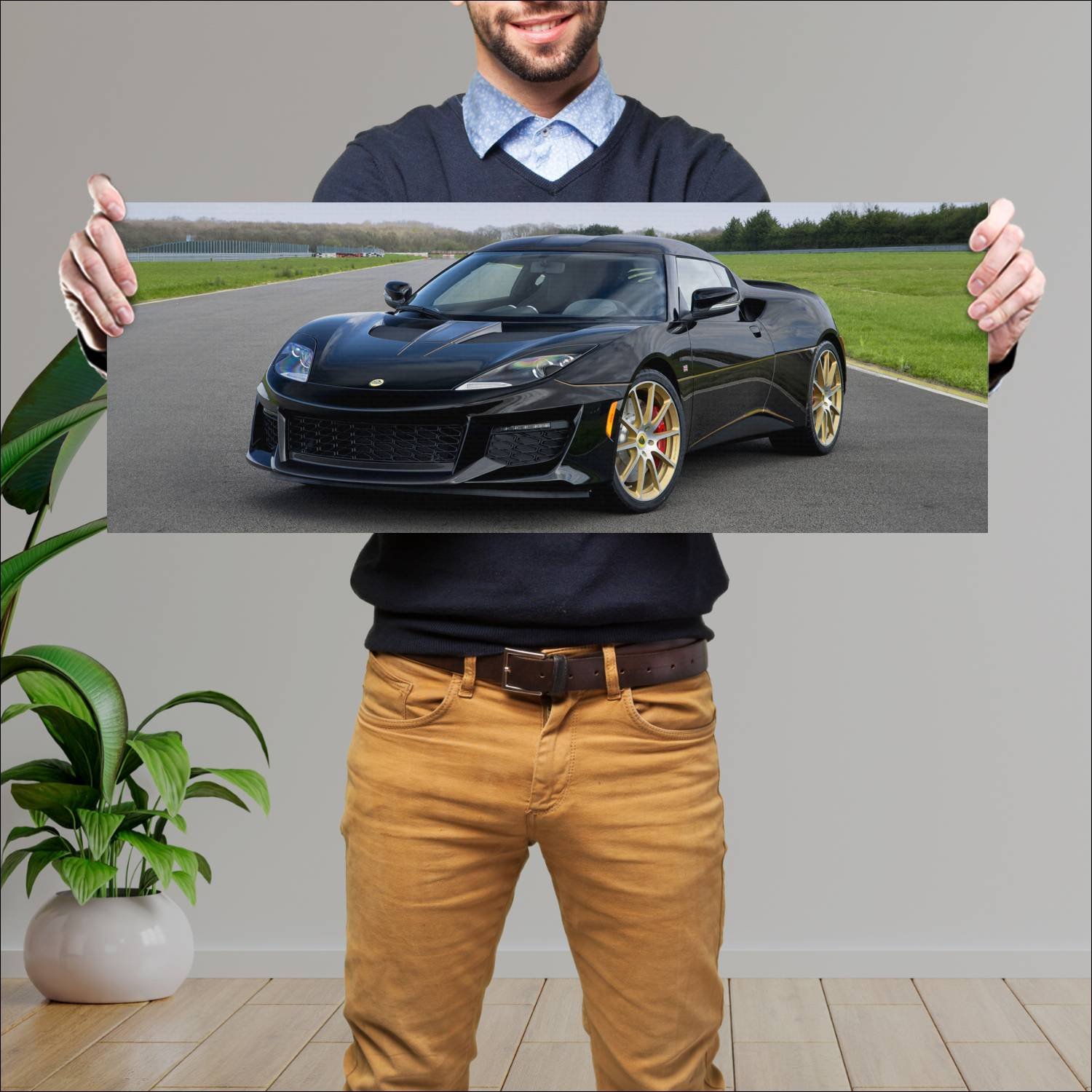 Cuadro grande 30x80cm 2017 lotus evora sport 410 g 174 Lotus