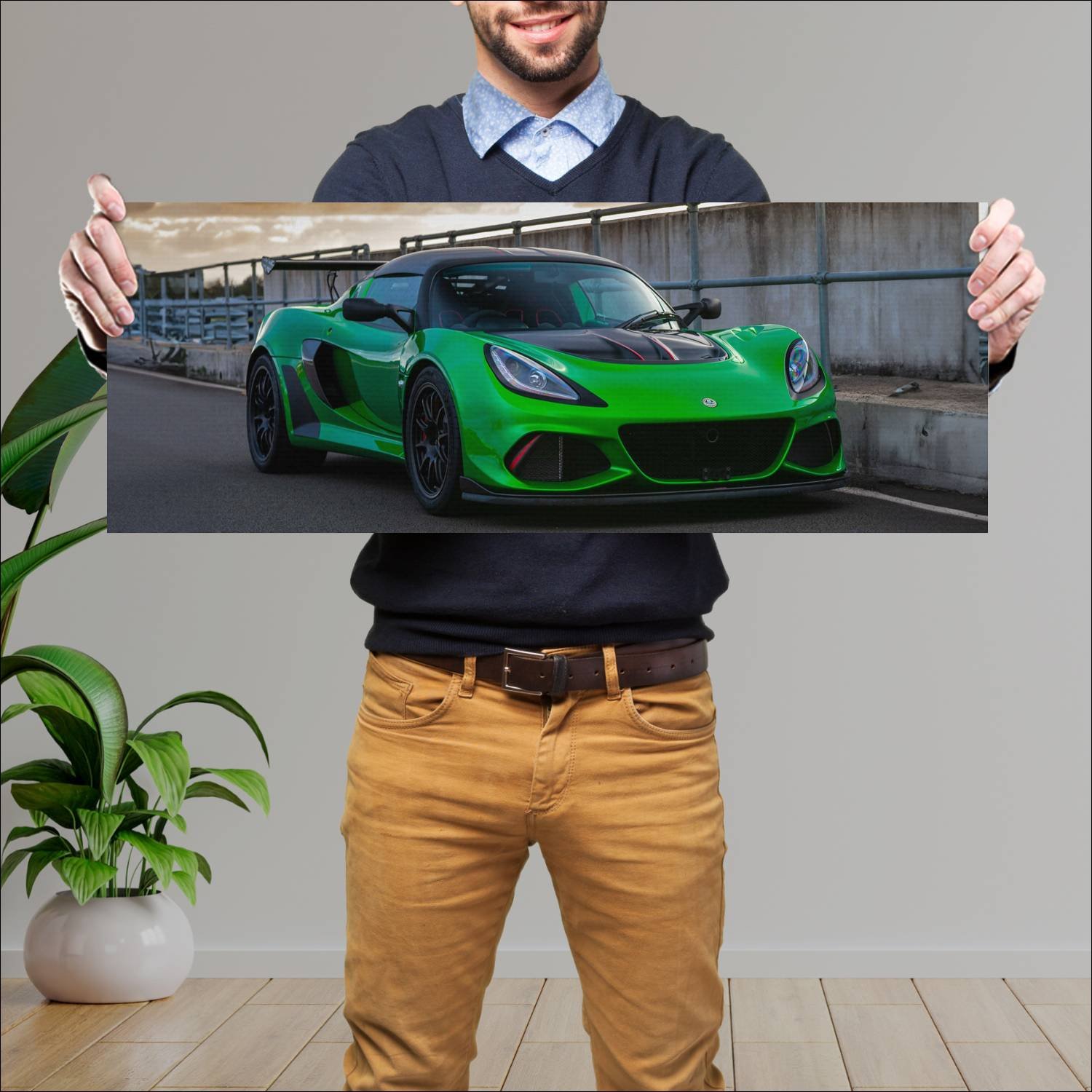 Cuadro grande 30x80cm 2018 lotus exige cup 430 jp 184 Lotus