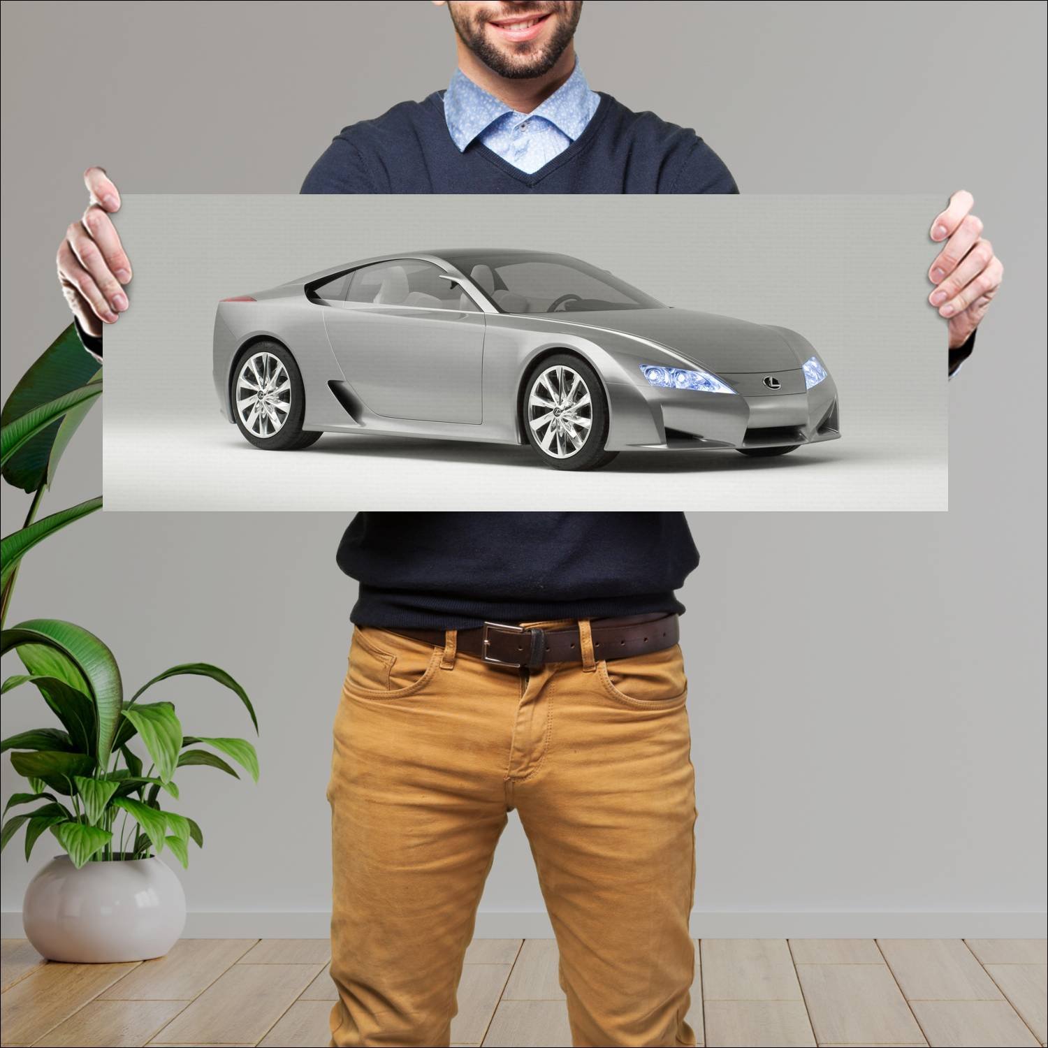 Cuadro grande 30x80cm 2005 lexus lf a concept 6886 78 Lexus