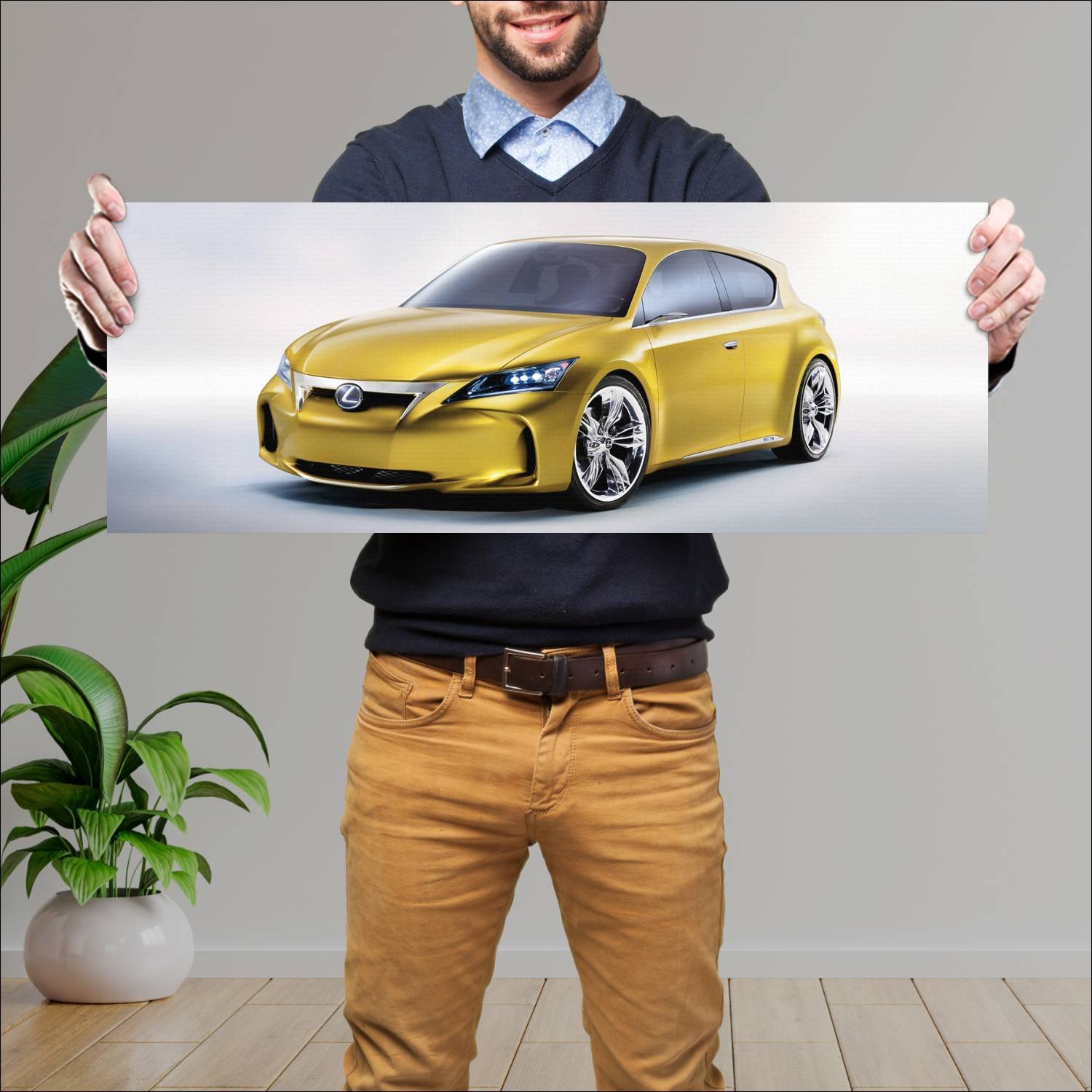 Cuadro grande 30x80cm 2009 lexus lf ch concept 685 168 Lexus