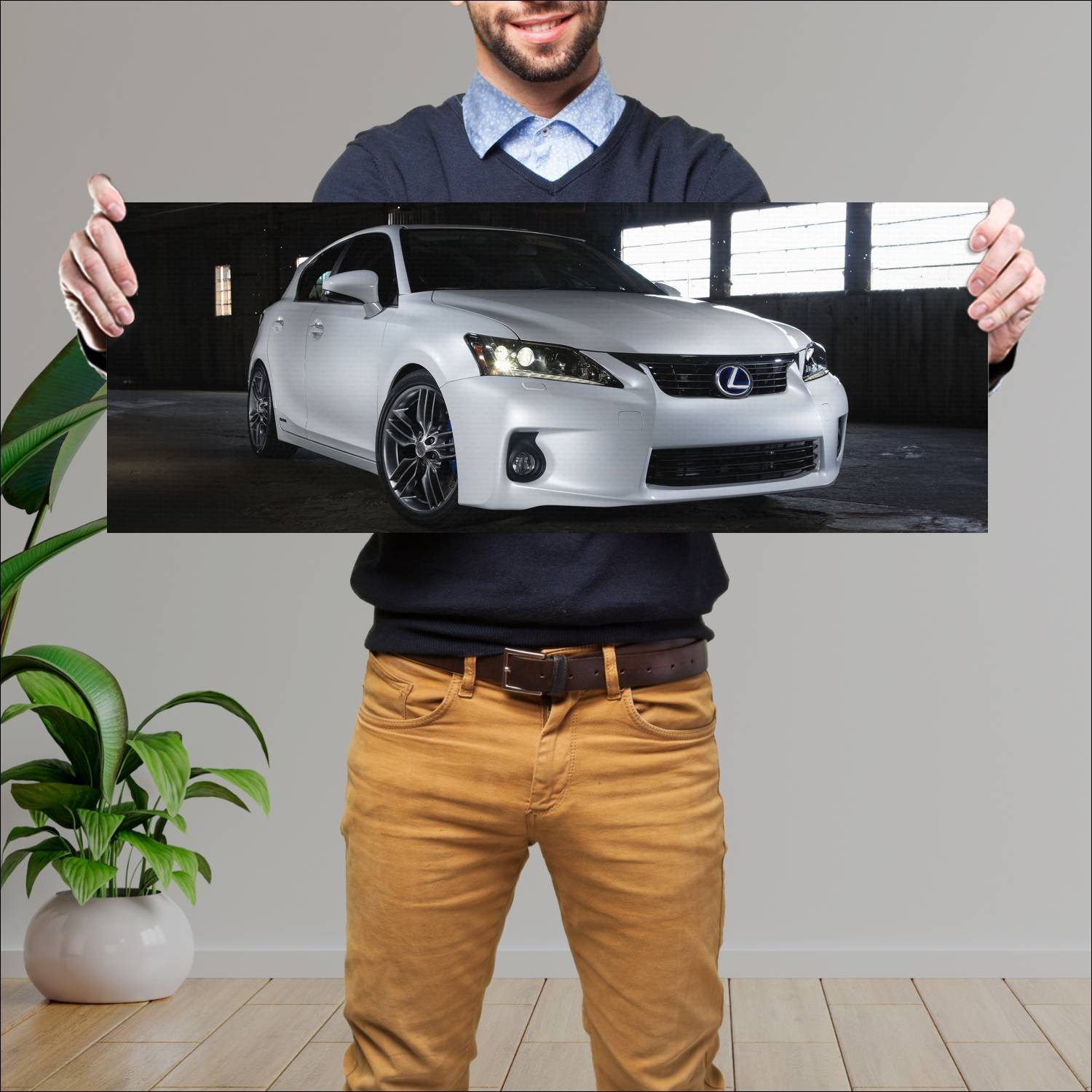 Cuadro grande 30x80cm 2010 lexus ct hybrid f sport 195 Lexus