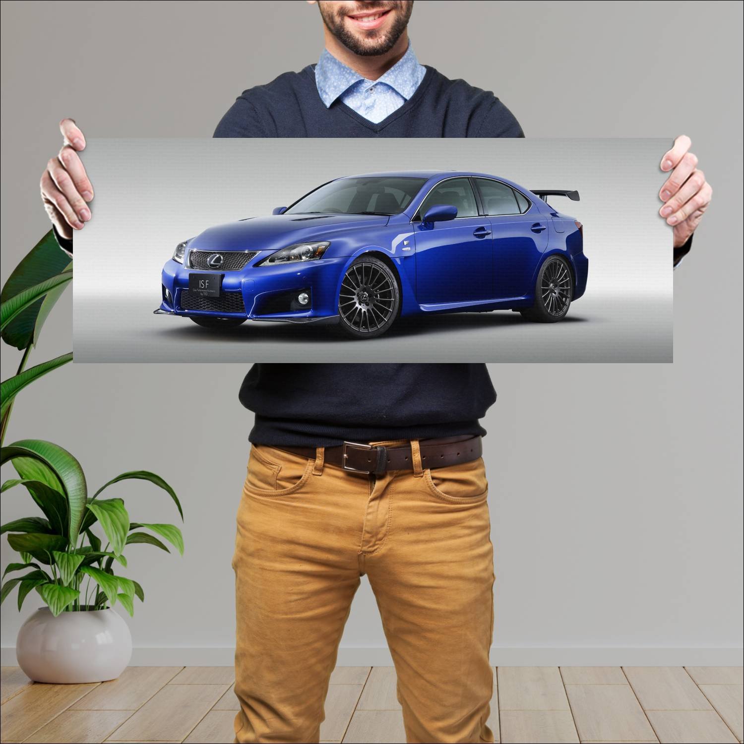 Cuadro grande 30x80cm 2011 lexus is f club perform 248 Lexus