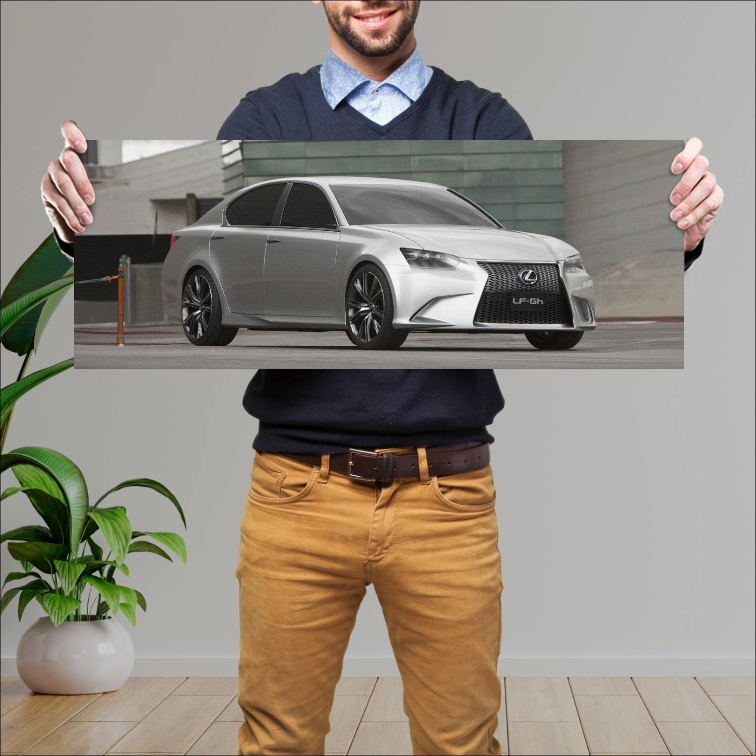 Cuadro grande 30x80cm 2011 lexus lf gh concept 692 249 Lexus