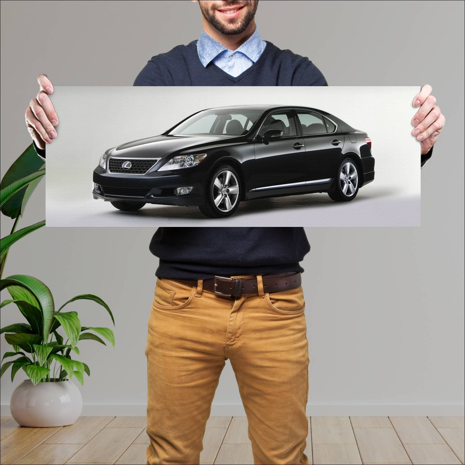 Cuadro grande 30x80cm 2011 lexus ls touring editio 255 Lexus